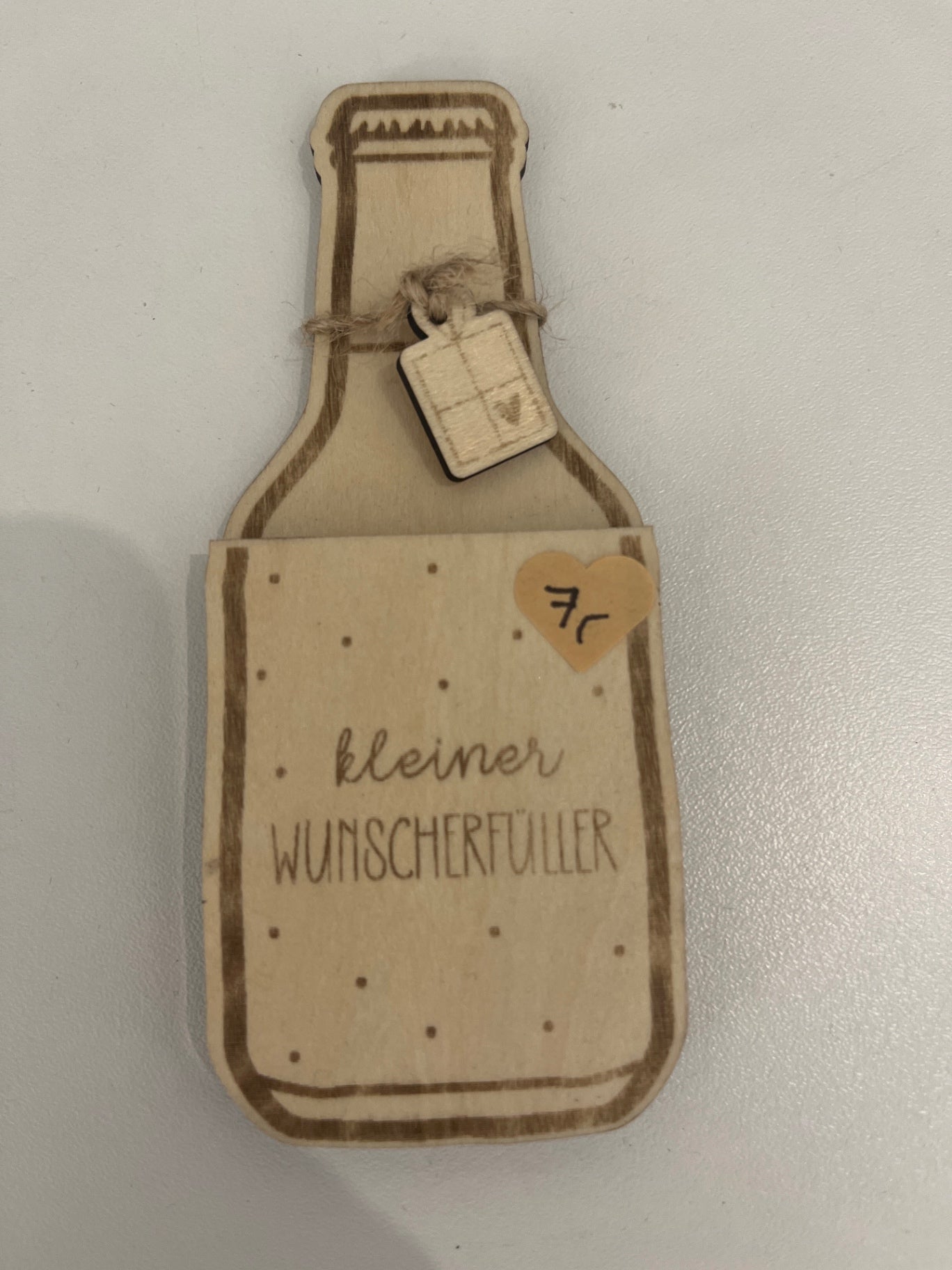TischGlück Wunscherfüller Flasche