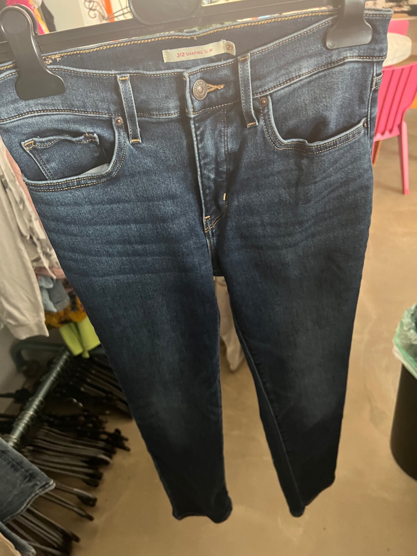 Levi's Jeans Dunkelblau Gr.: 27
