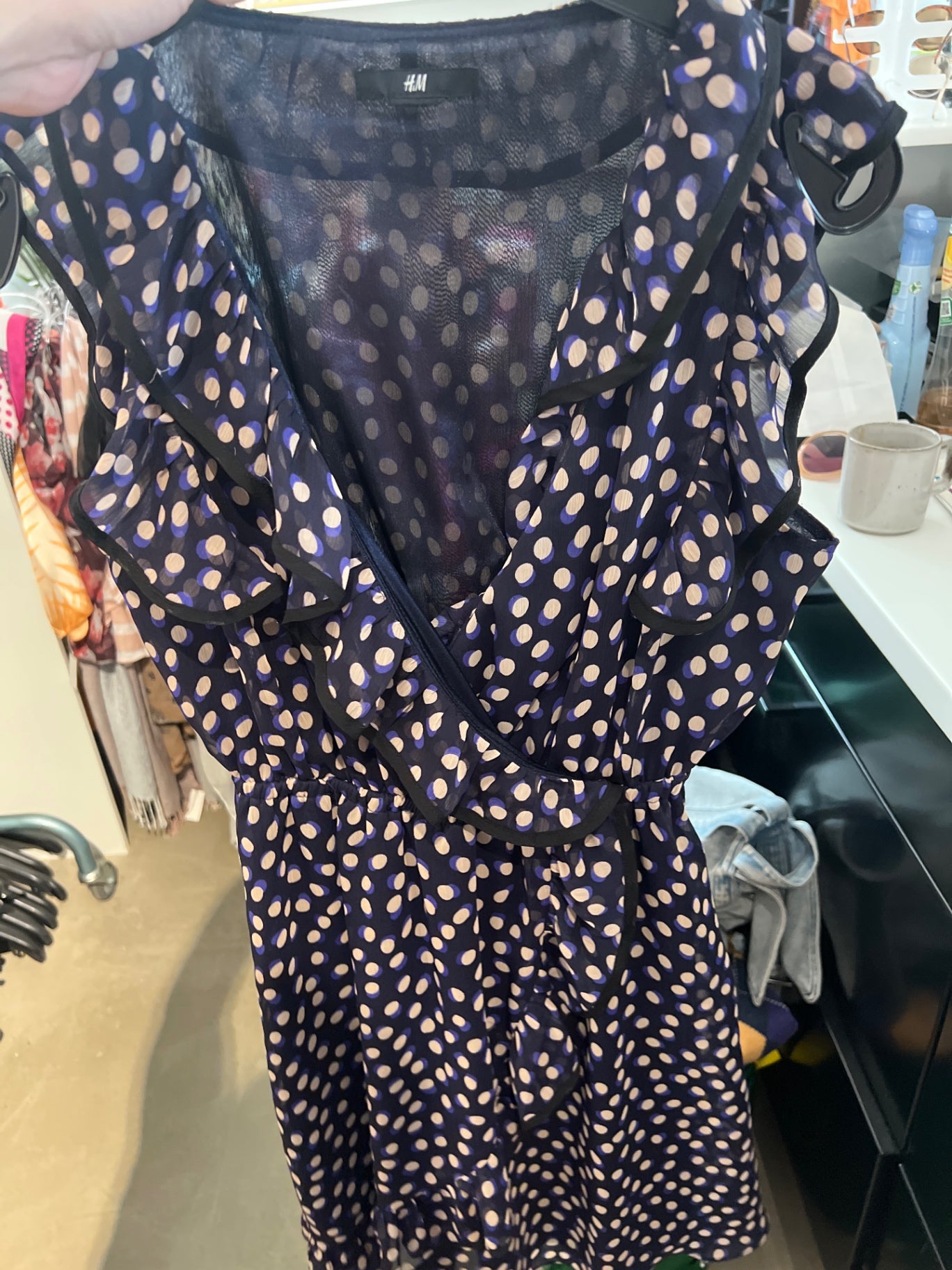 H&M Kleid Dunkelblau Gr.: S