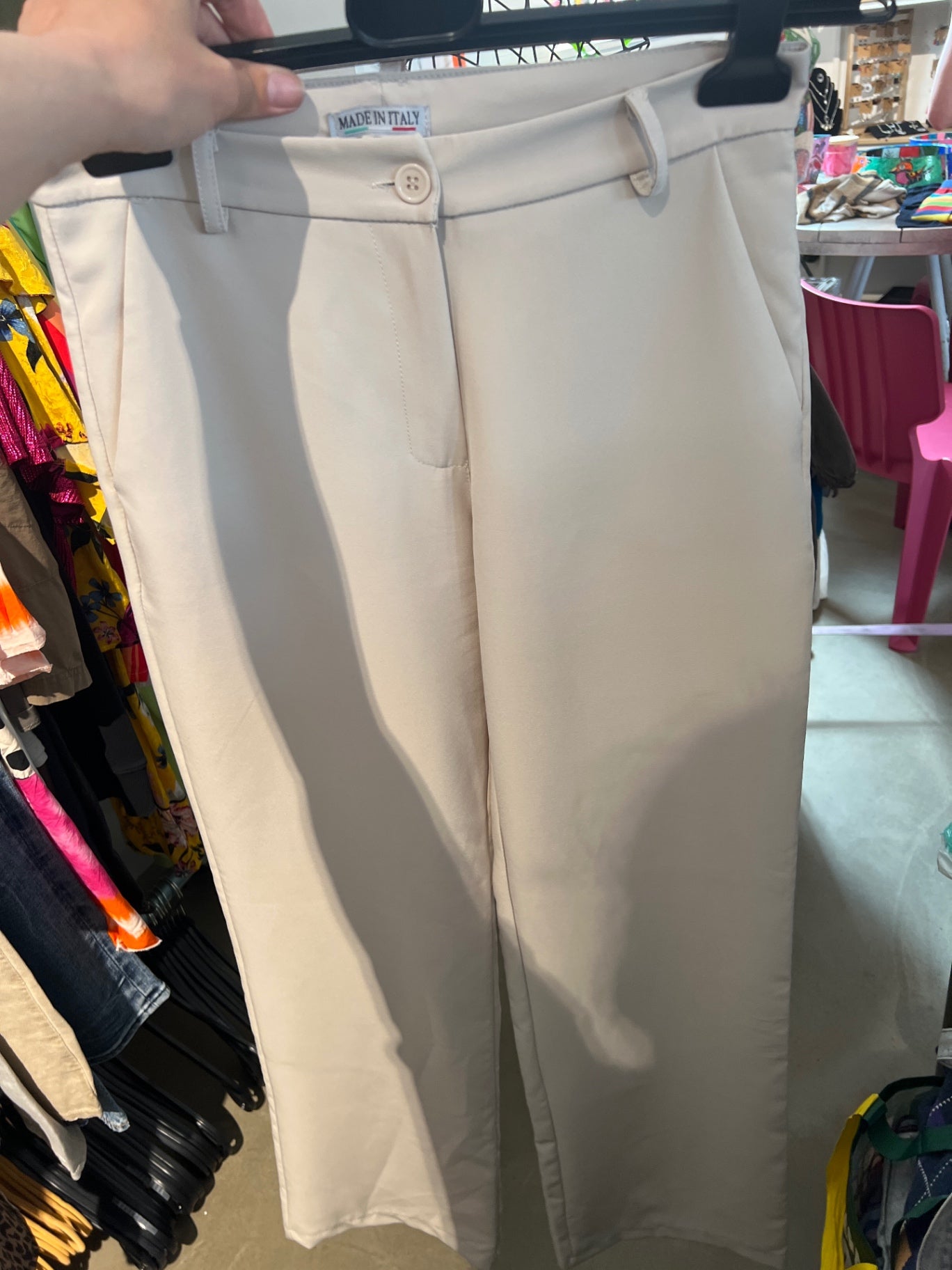 Made in Italy Hose Creme Gr.: S