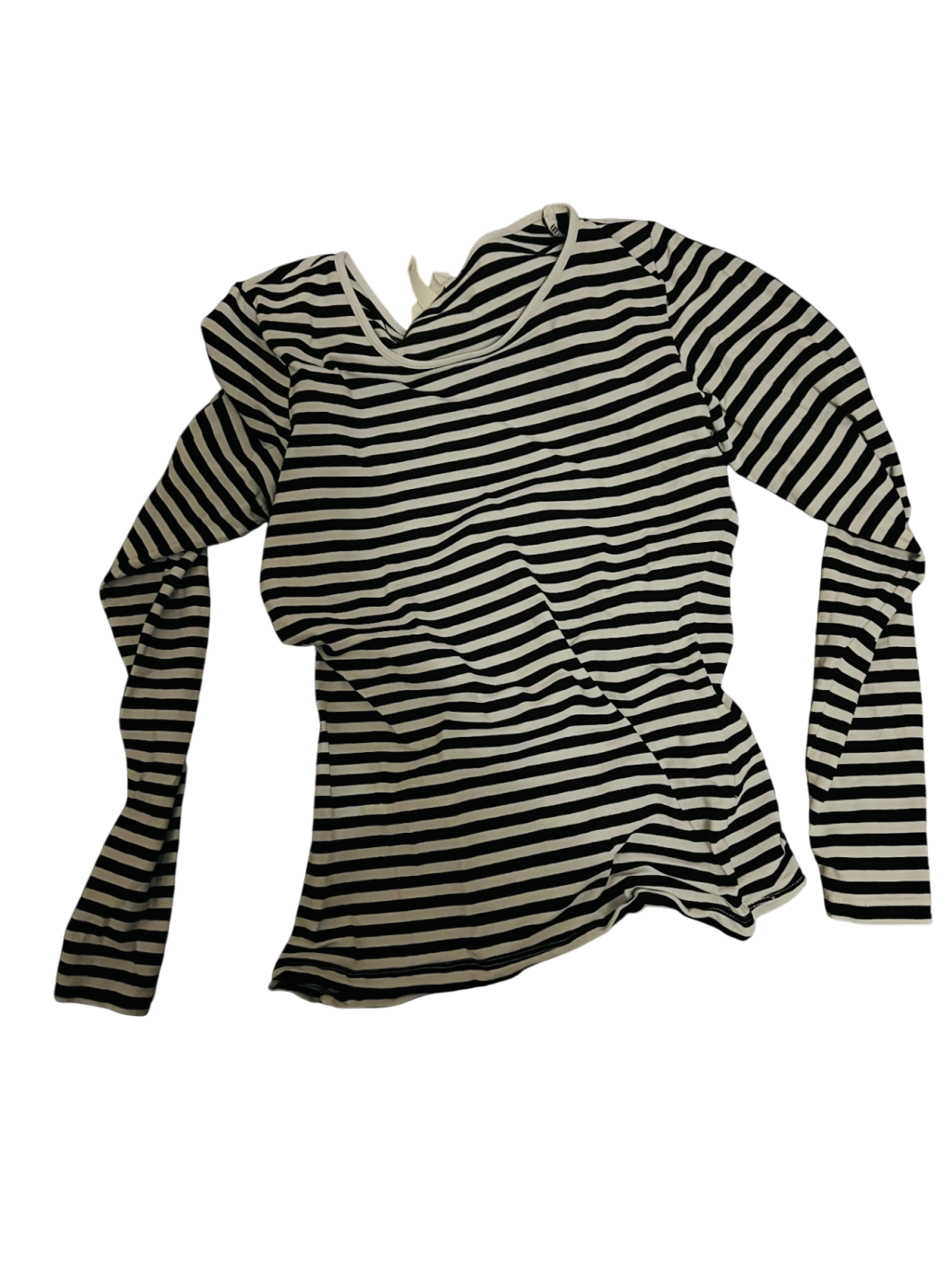 H&M Longsleeve Schwarz/Weiß Gr.: S