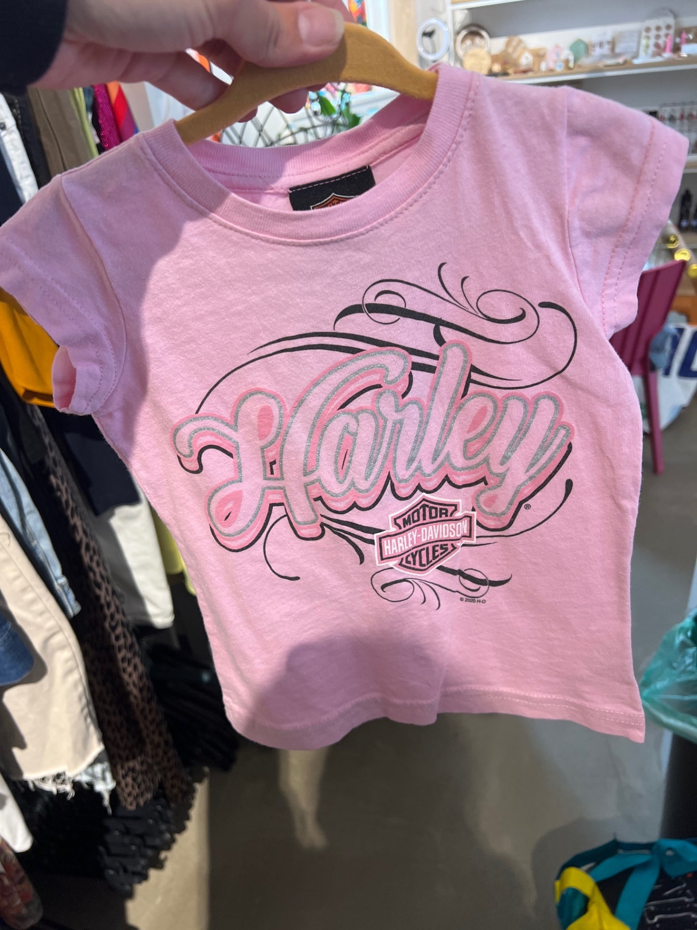 Harley-Davidson T-Shirt Rosa Gr.: 74