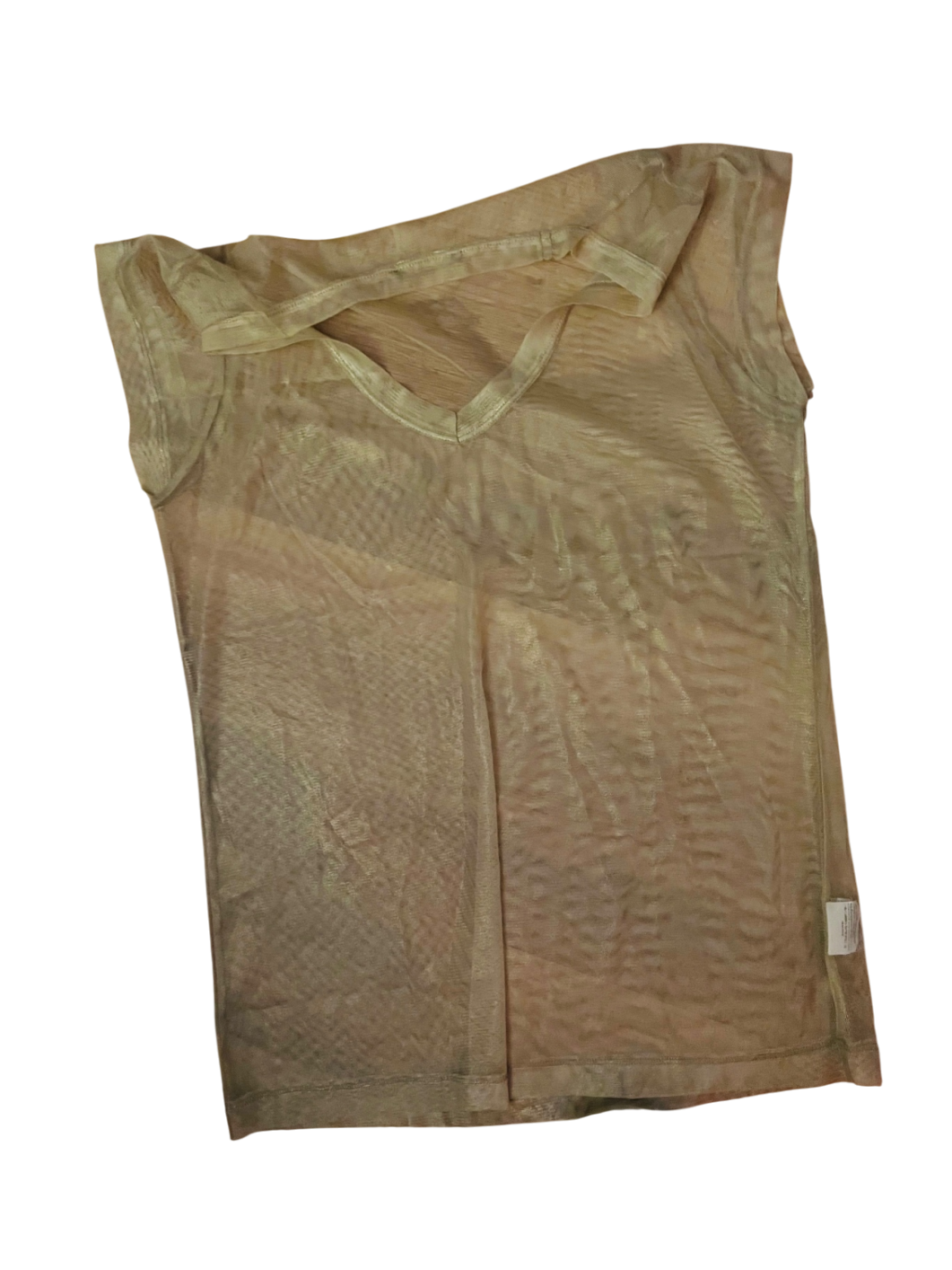 Sisley T-Shirt Beige Gr.: S