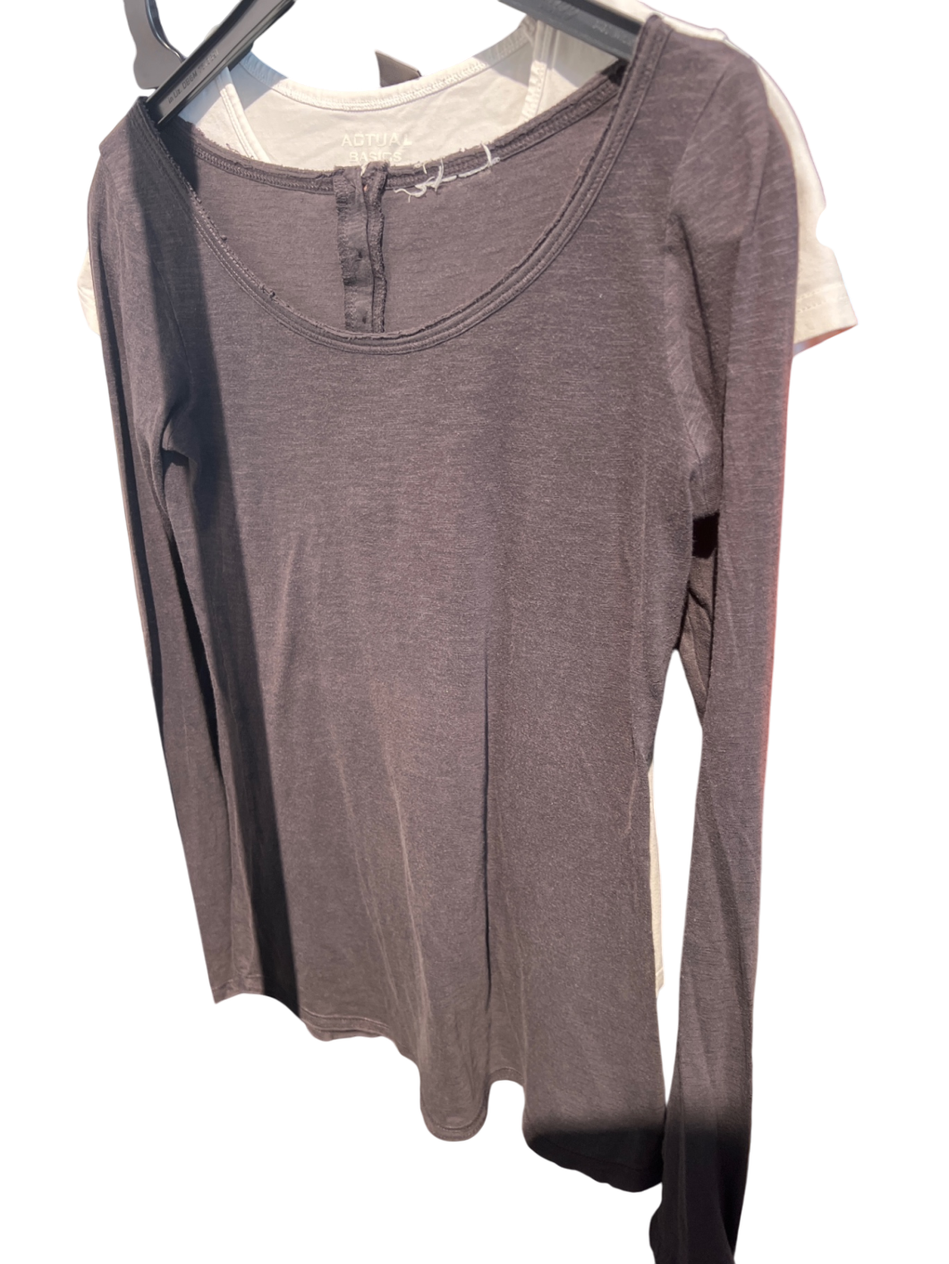 Longsleeve Grau Gr.: M