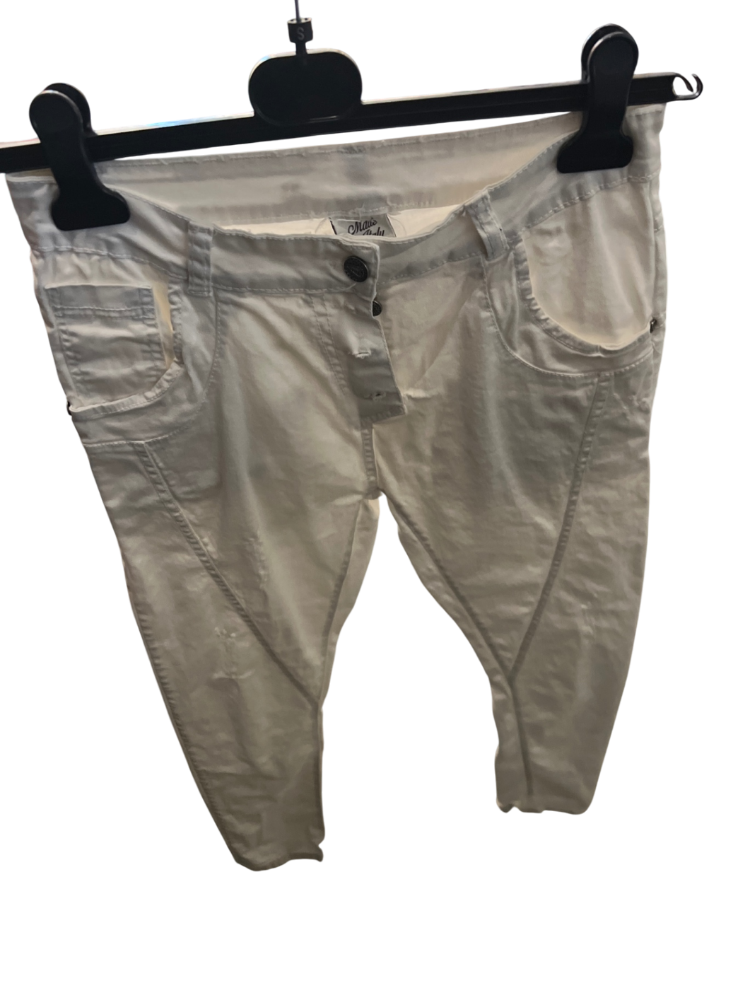 Made in Italy Hose Weiss Gr.: S