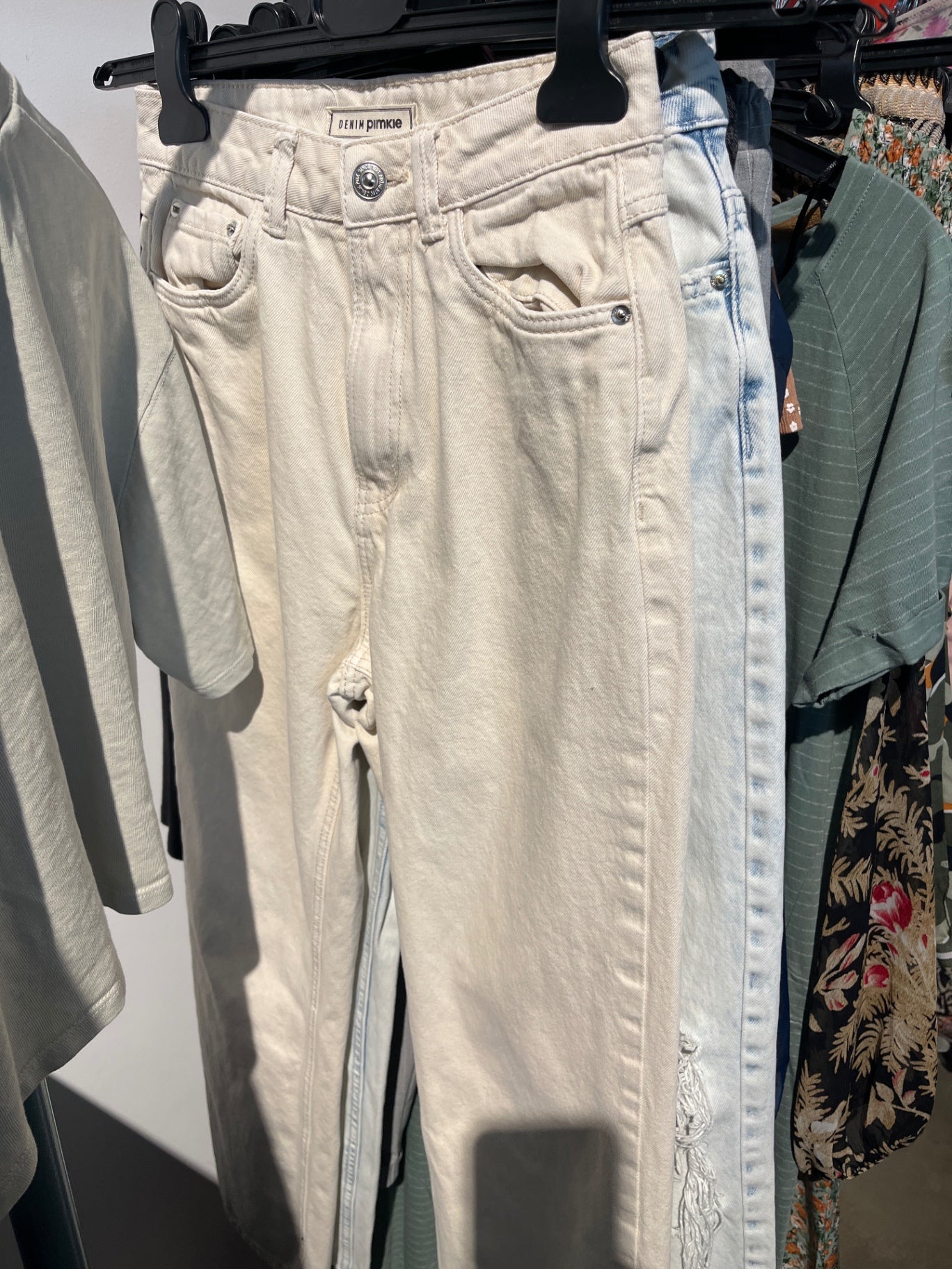 Pimkie Jeans Creme Gr.: XXS