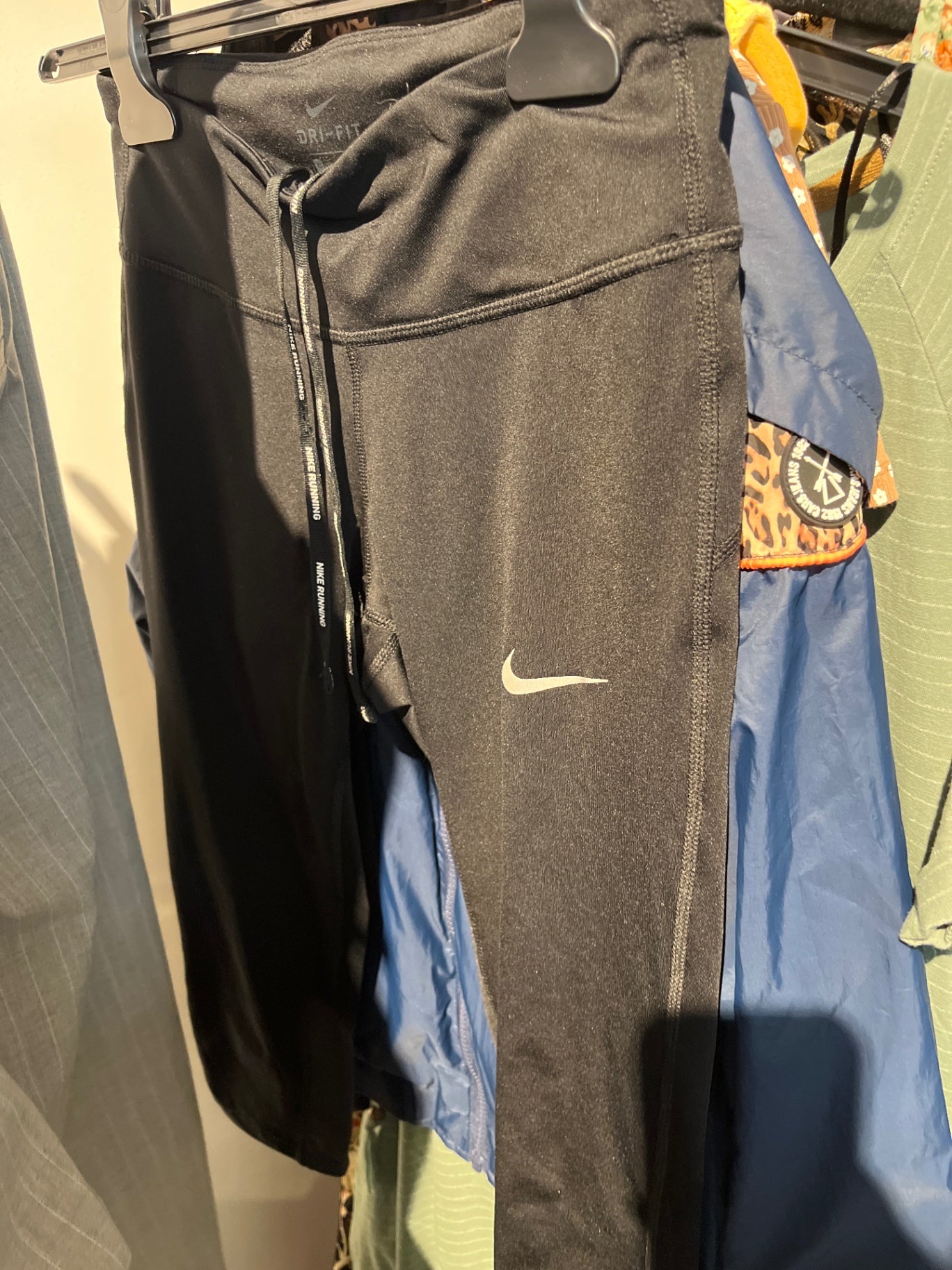Nike 3/4 Sporthose Schwarz Gr.: XS