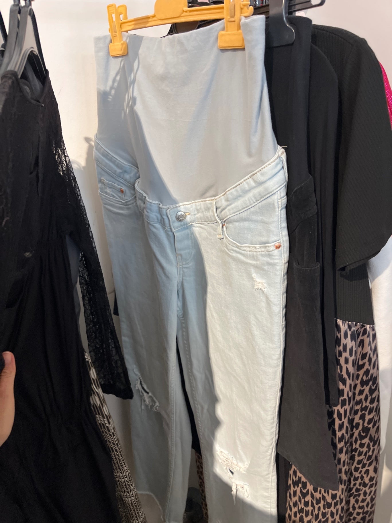 H&M Umstandsjeans Hellblau Gr.: M