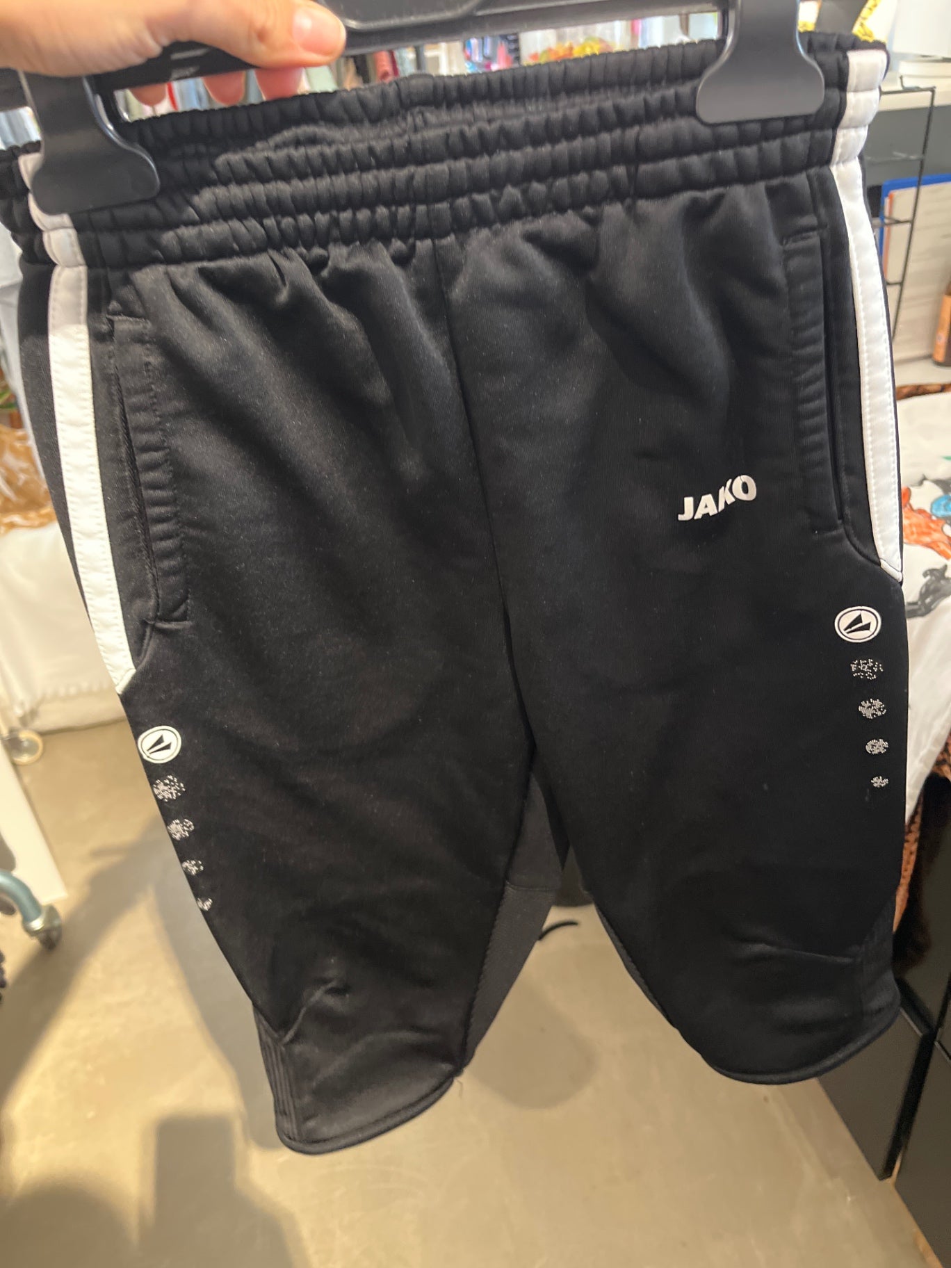 JAKO 3/4 Sporthose Schwarz Gr.: 140