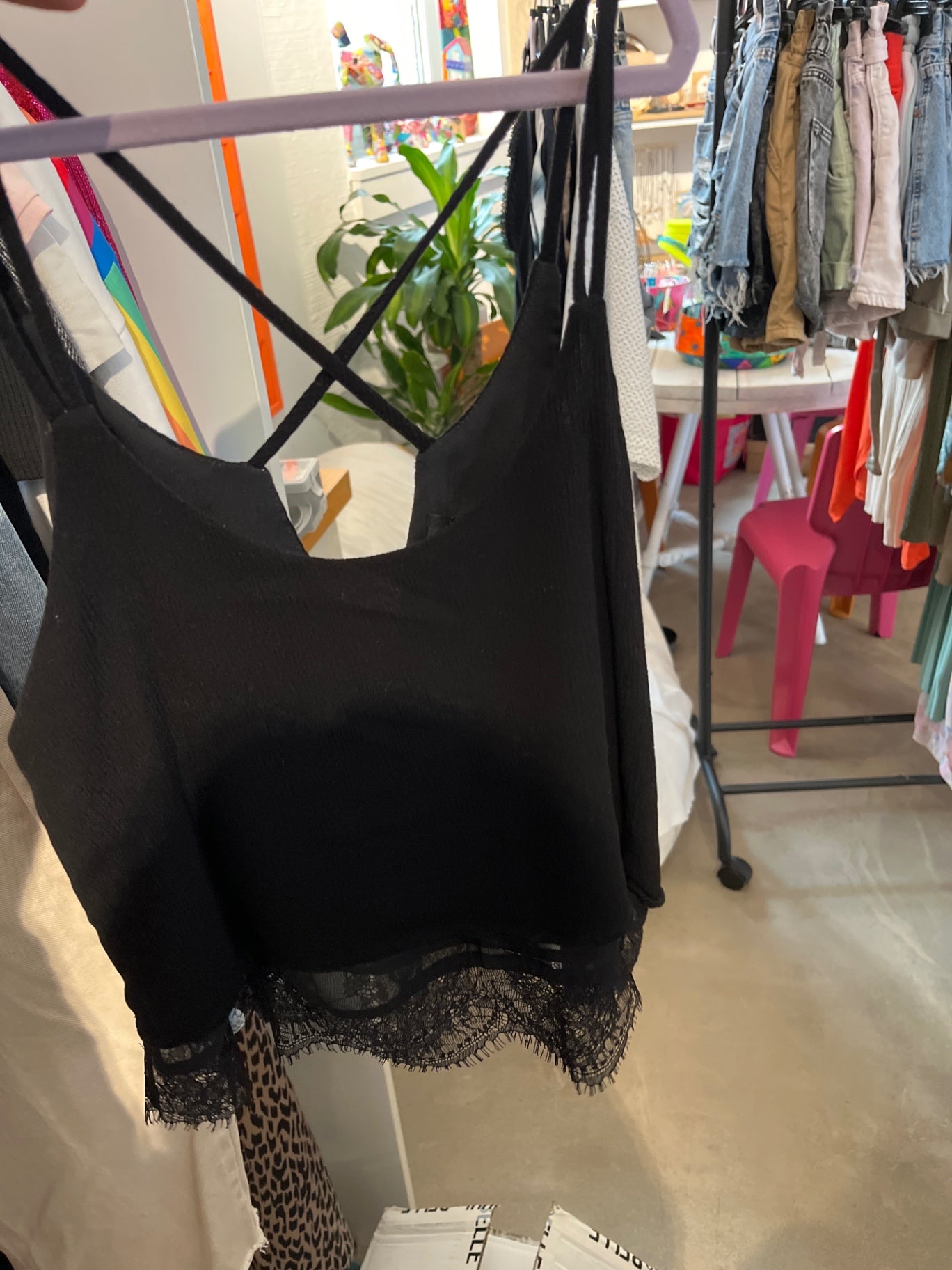 Forever 21 Top Schwarz Gr.: S