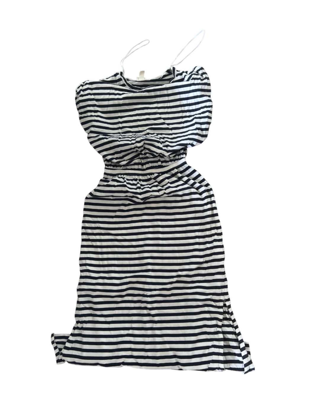 H&M Kleid Weiß Dunkelblau gestreift Gr.: XS