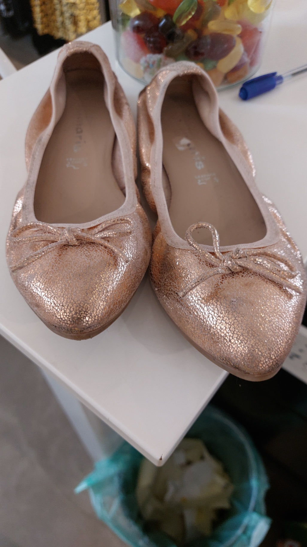 Tamaris Schuhe Roségold Gr.: 37