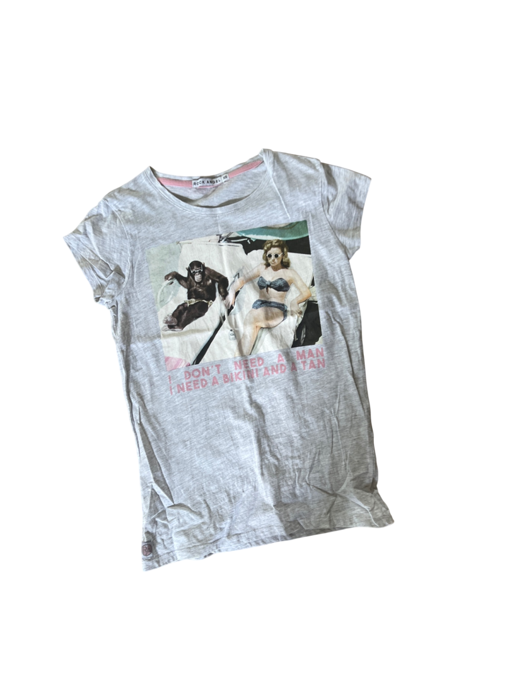 Rock Angel T-Shirt Grau Gr.: S