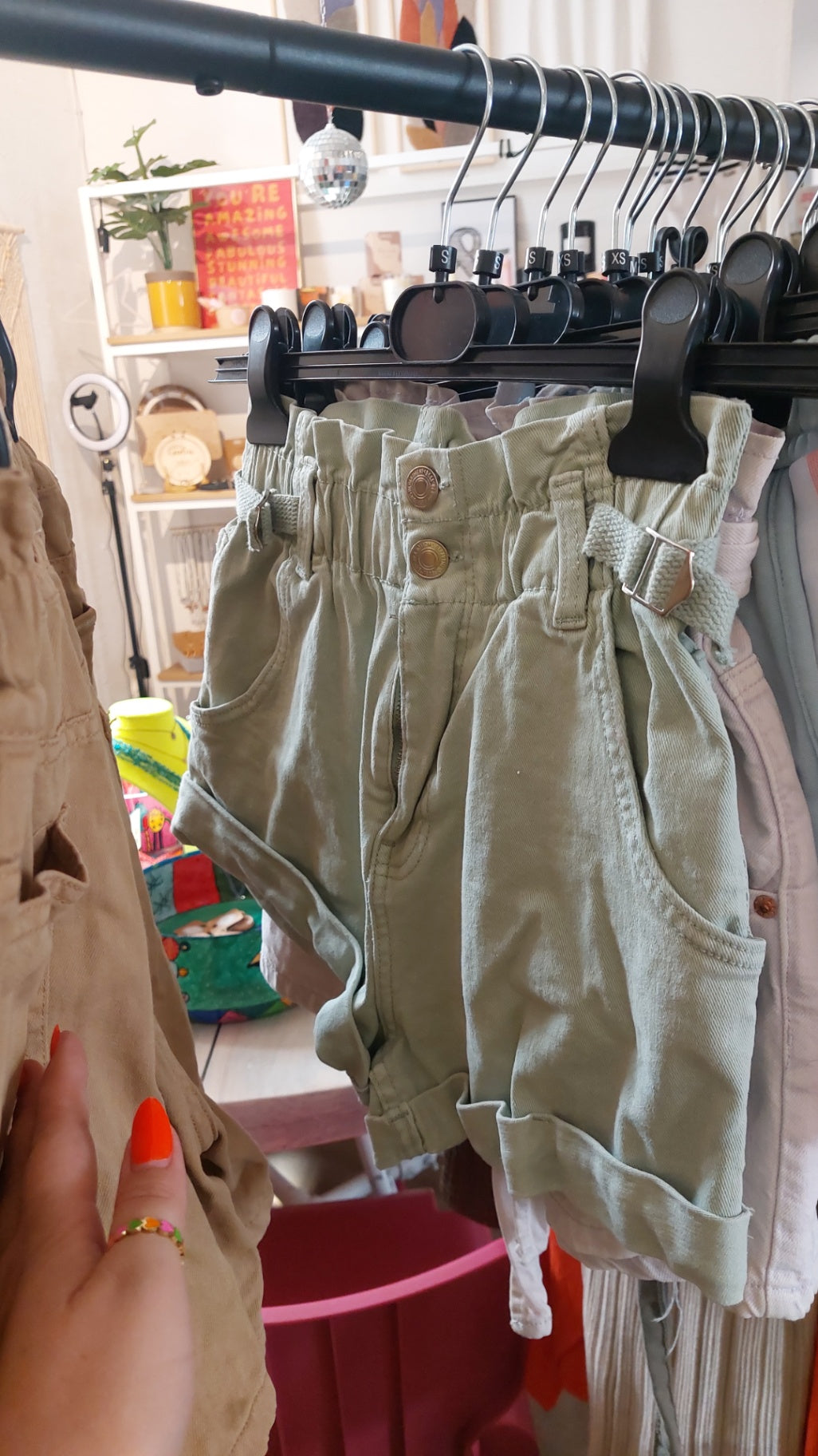 Bershka Shorts Mint Gr.: 36
