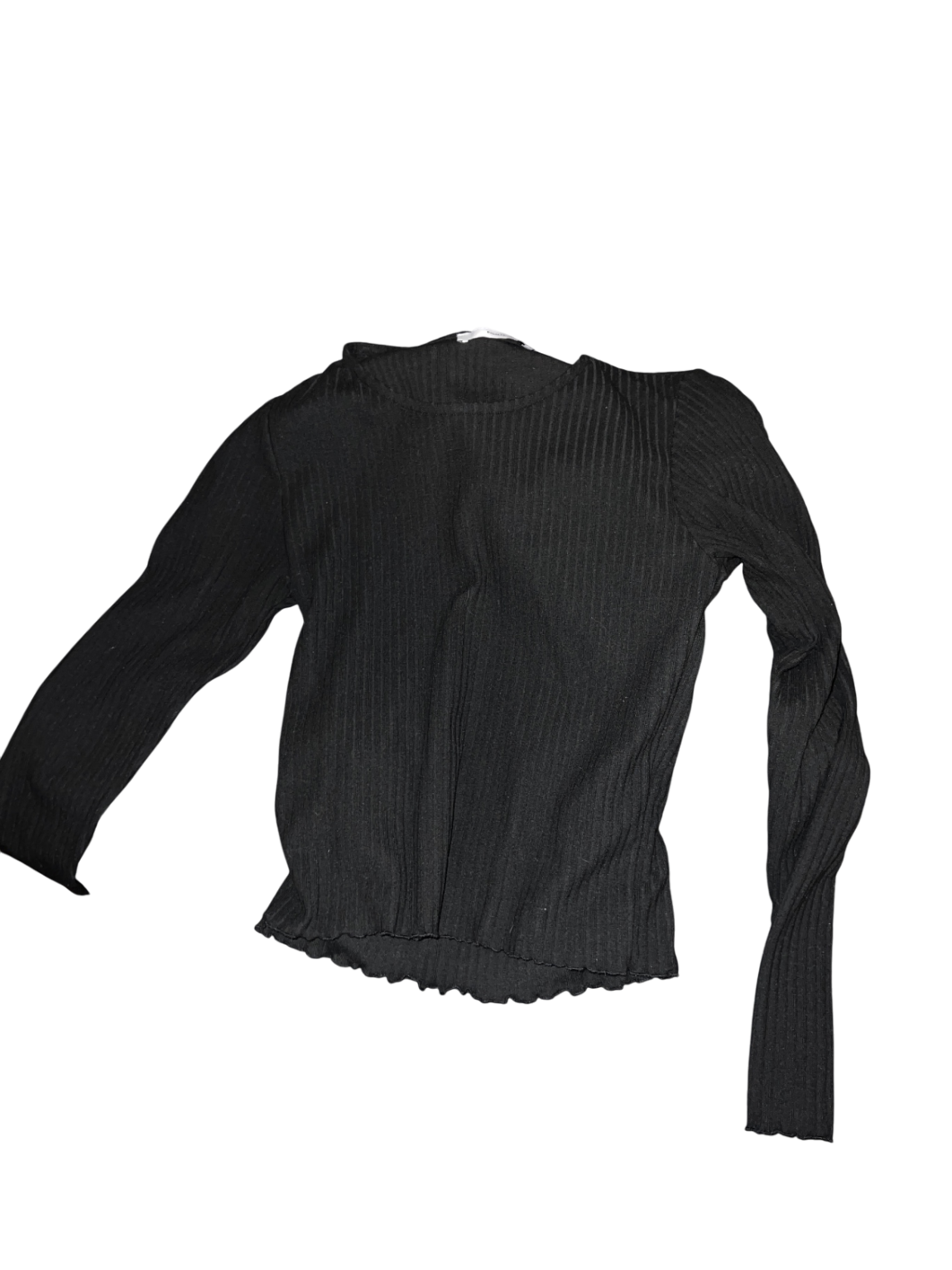 Pigalle Rippenshirt Schwarz Gr.: M
