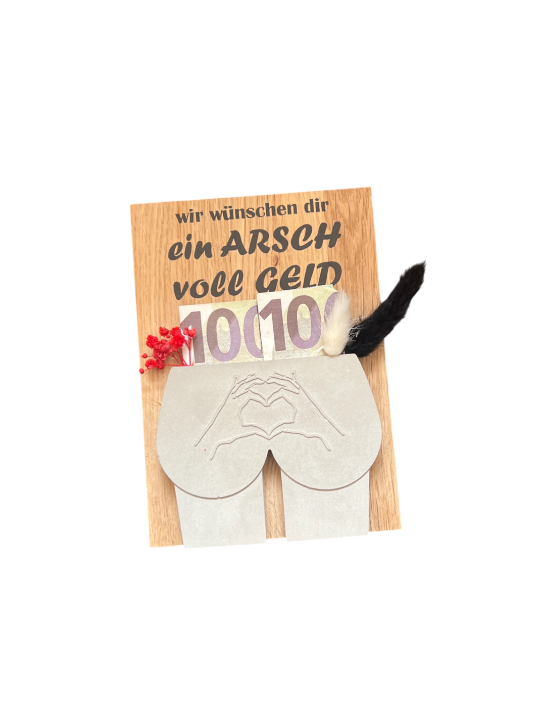 EINZELSTÜCK Geldgeschenk „Arsch“