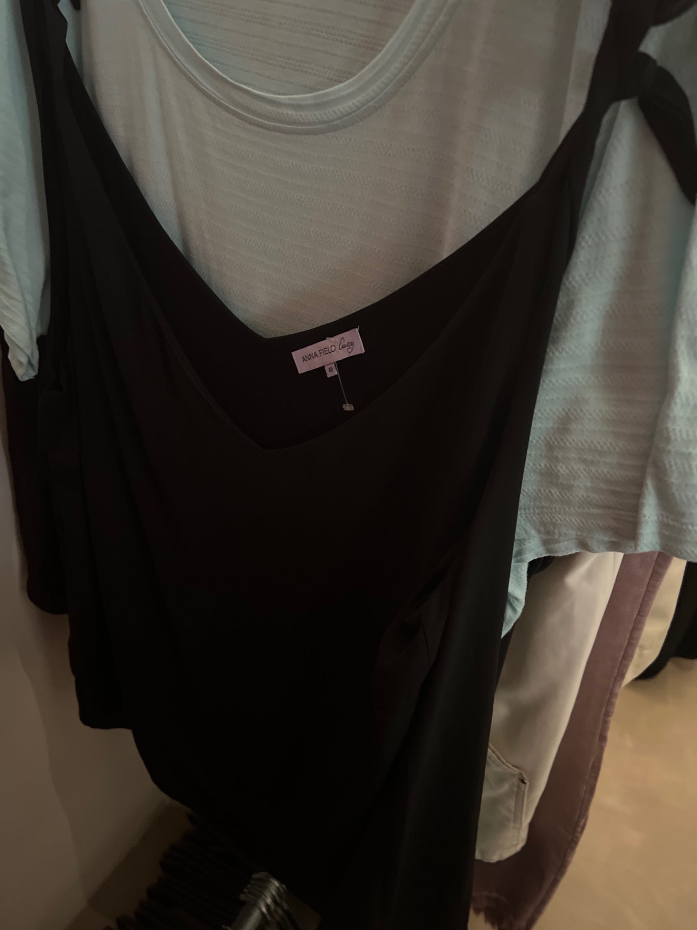 Anna Field Top Schwarz Gr.: 48