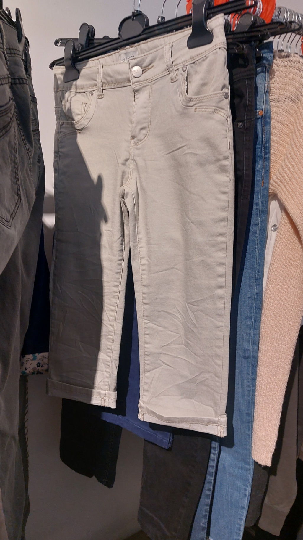 Hailys Hose Beige Gr.: S