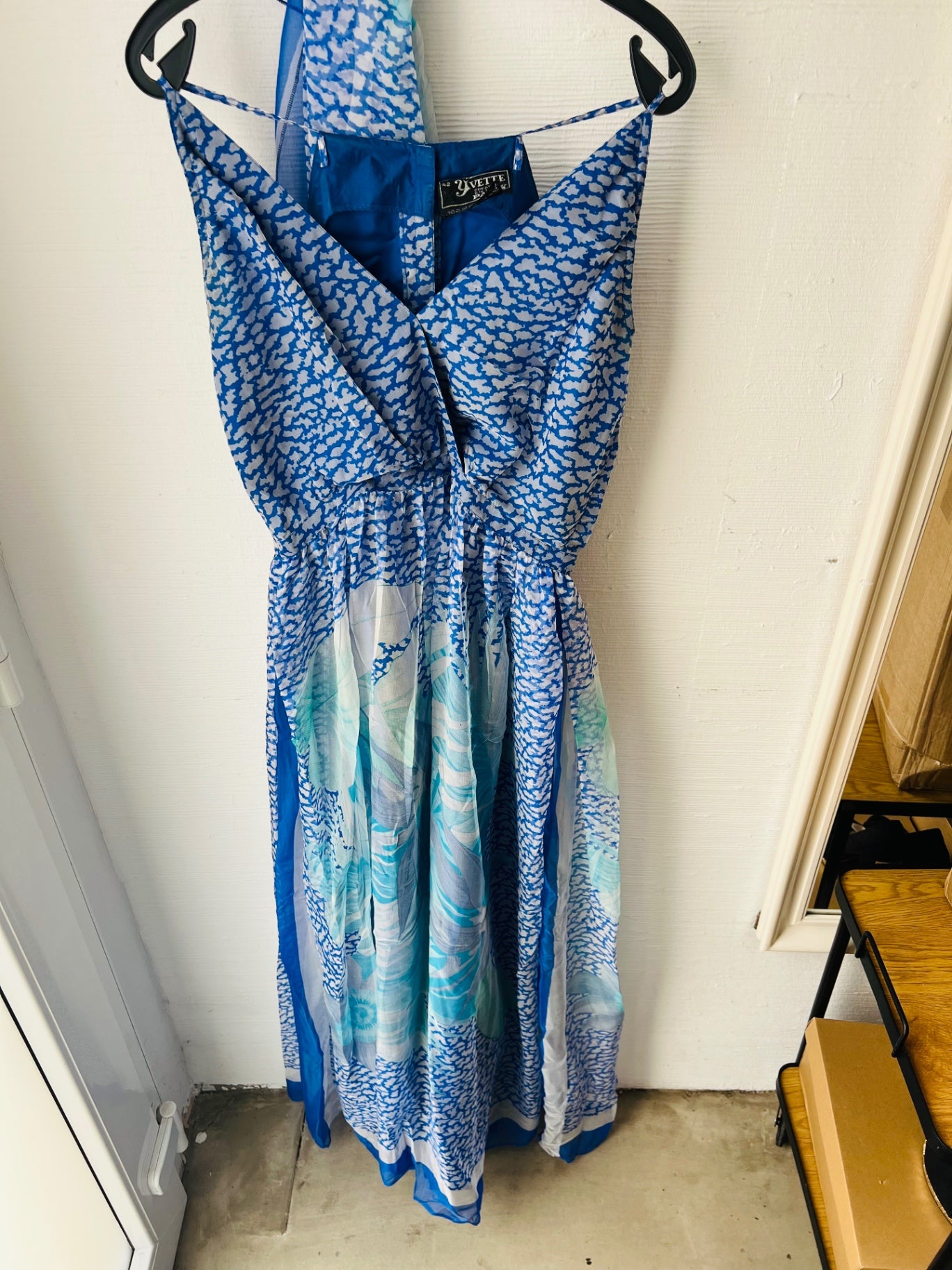 TRUE VINTAGE! 100% Seide Kleid Gr.: M
