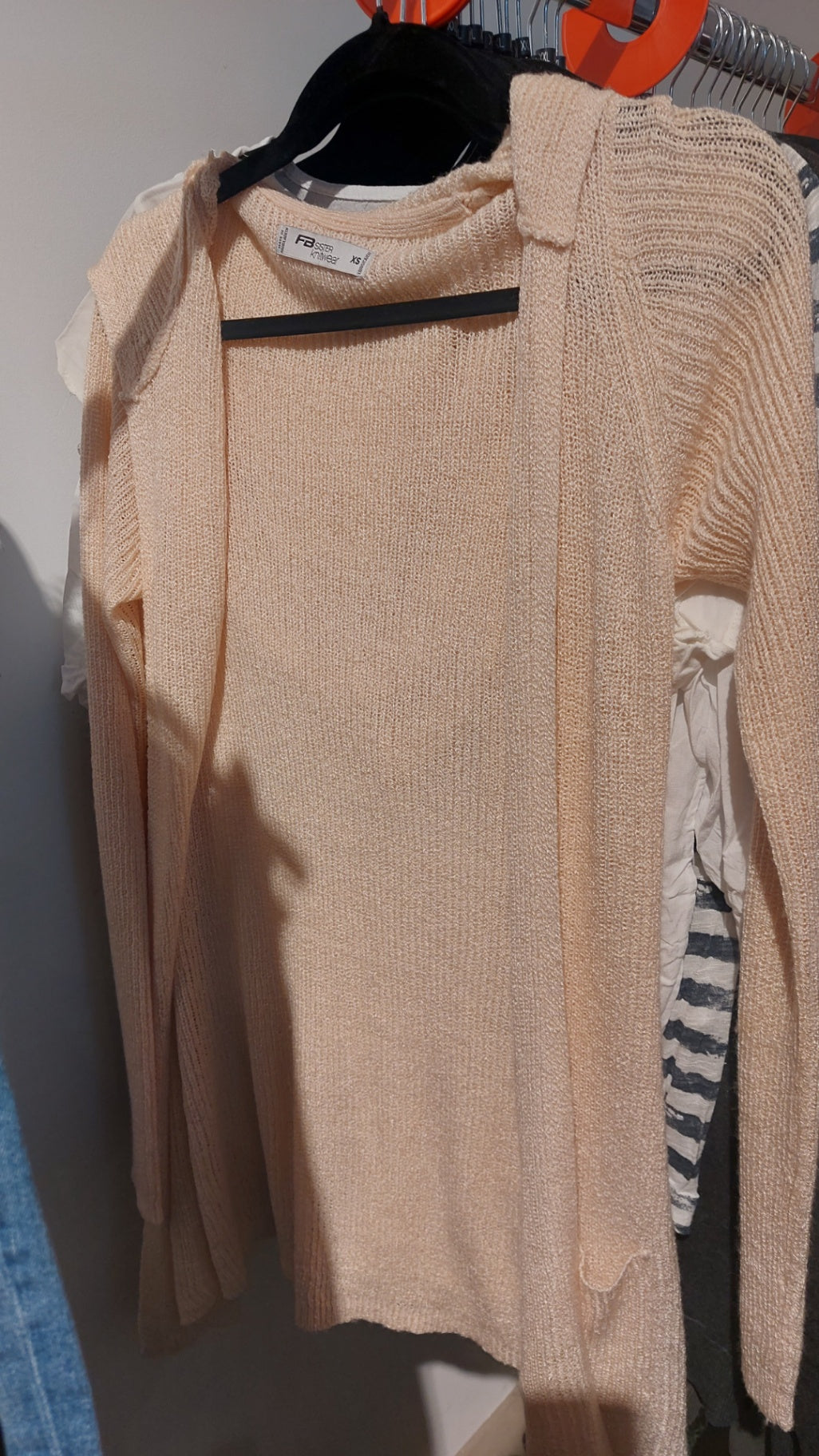 FB Sister Strickjacke Pfirsich Gr.: XS