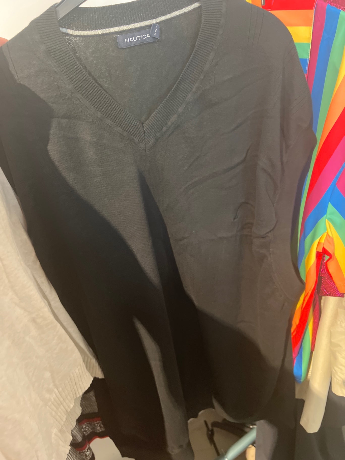 NAUTICA Pullunder Schwarz Gr.: 5XL