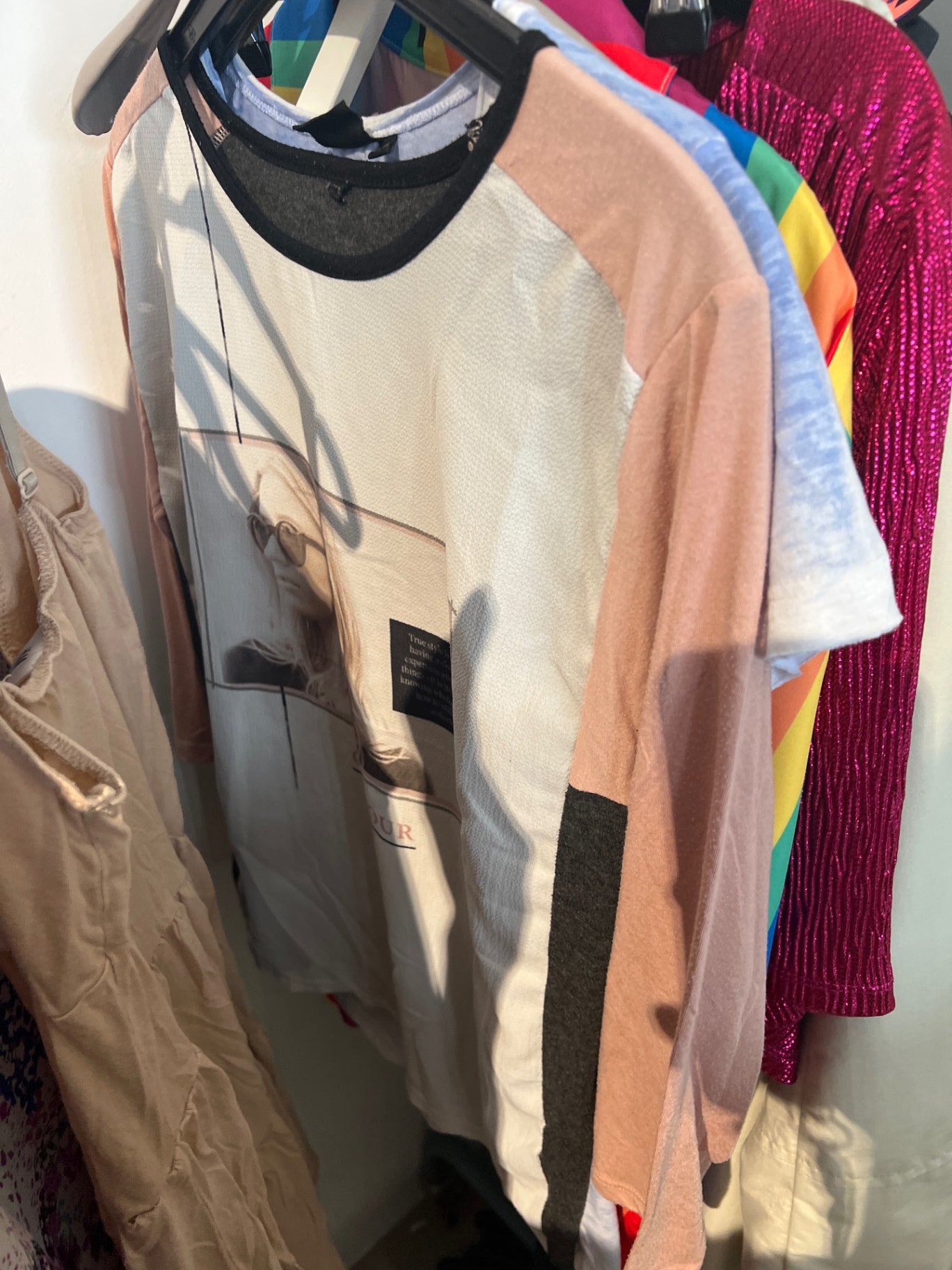 T-Shirt Beige, Gr.: S