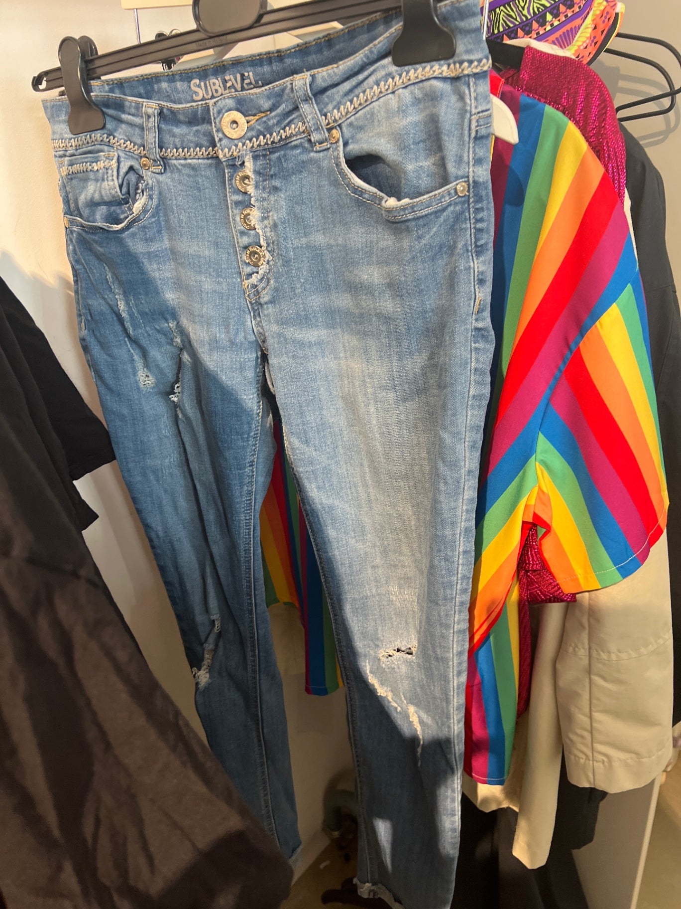 SUBLEVEL Jeans Blau Gr.: M