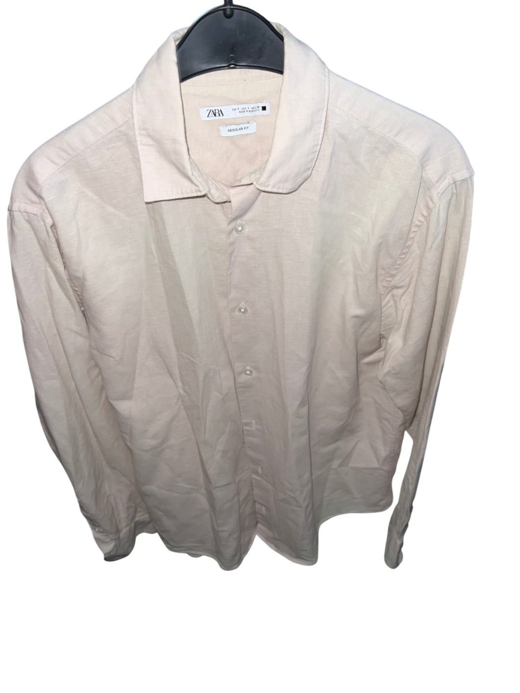 Zara Hemd Beige Gr.: S