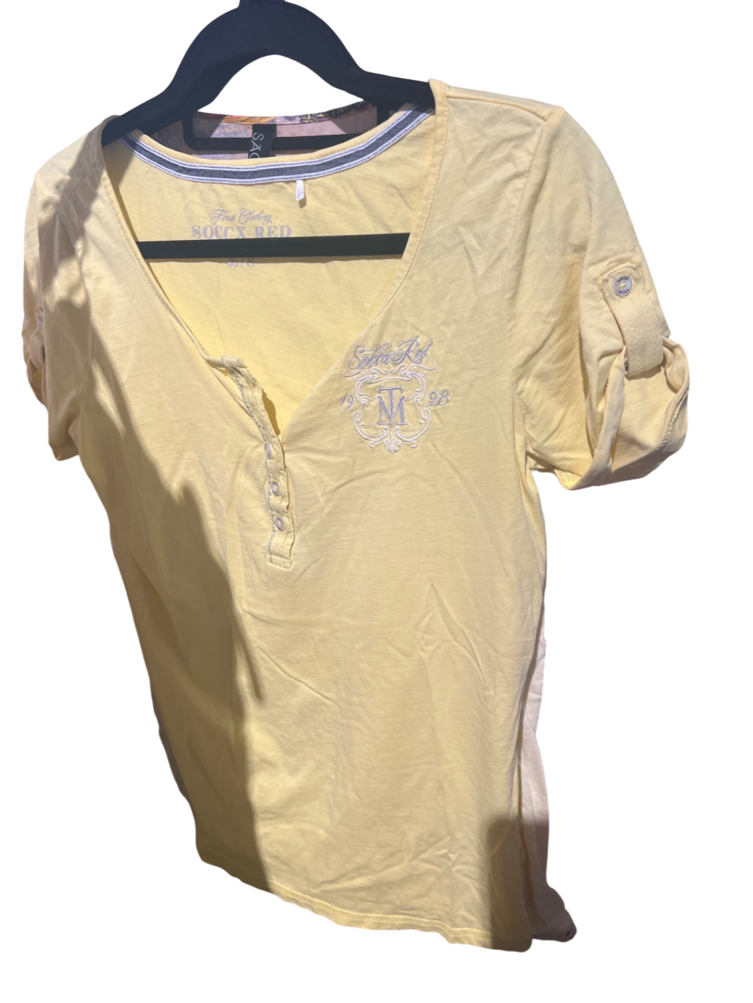 SOCCX T-Shirt Hellgelb Gr.: S