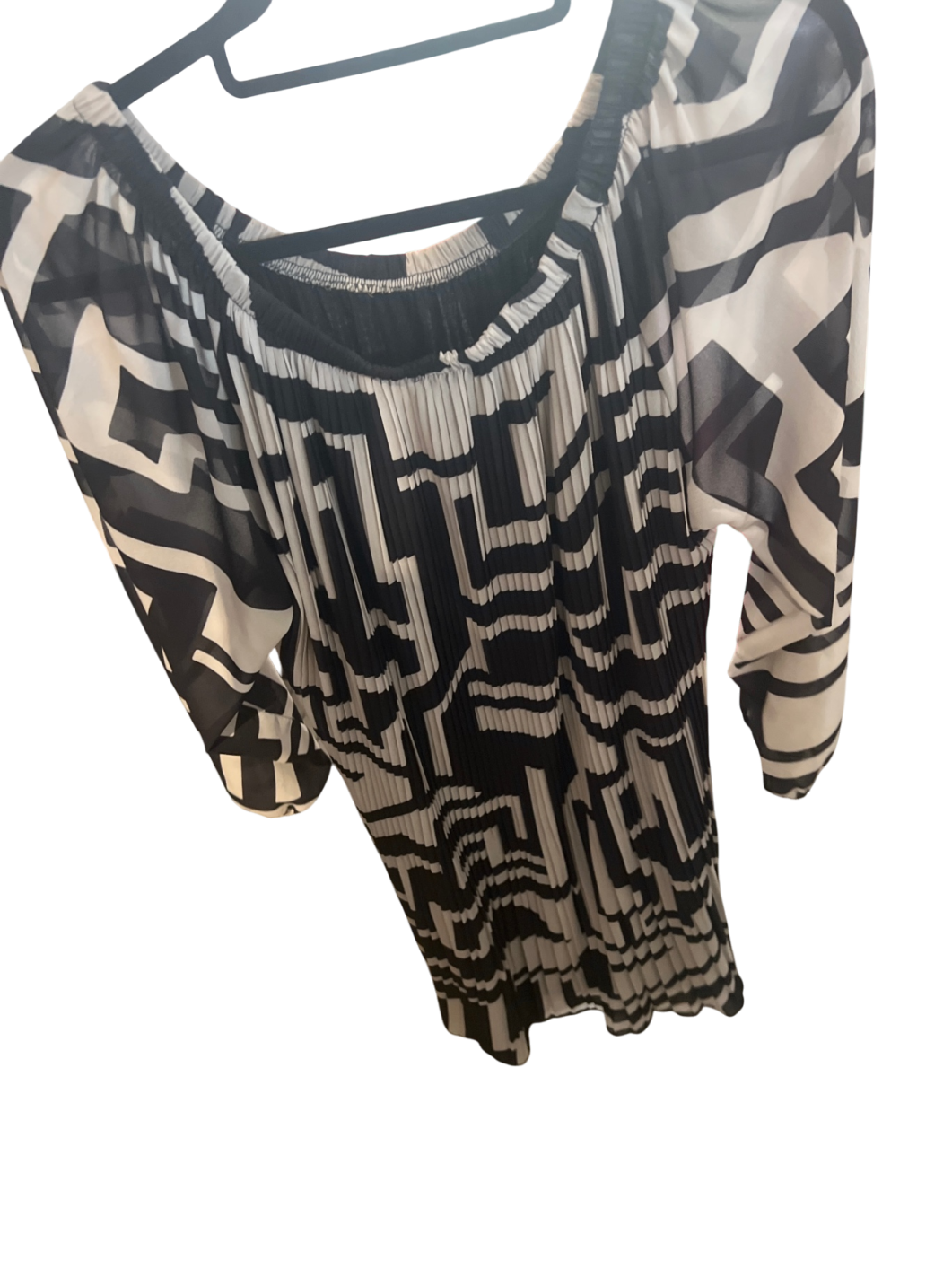 Made in Italy Kleid Schwarz beige Gr.: L