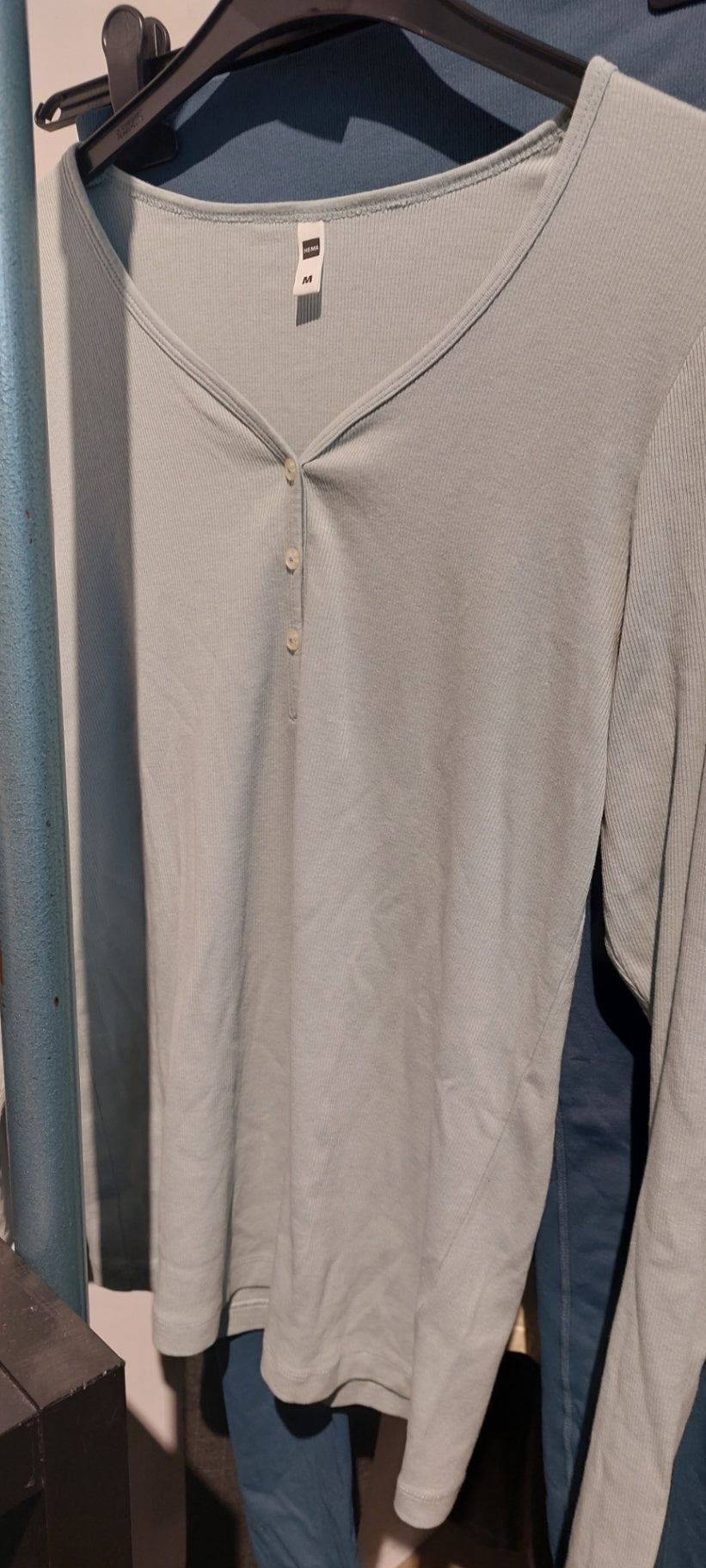 HEMA Langarmshirt Mint Gr.: M