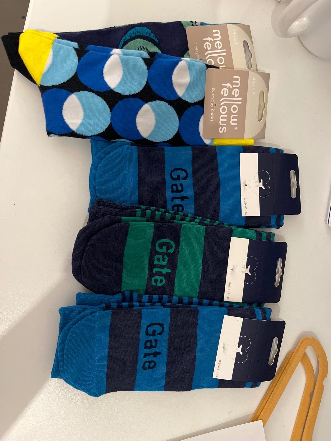 Melow Fellows, Gate Socken, Reisesocken Bunt