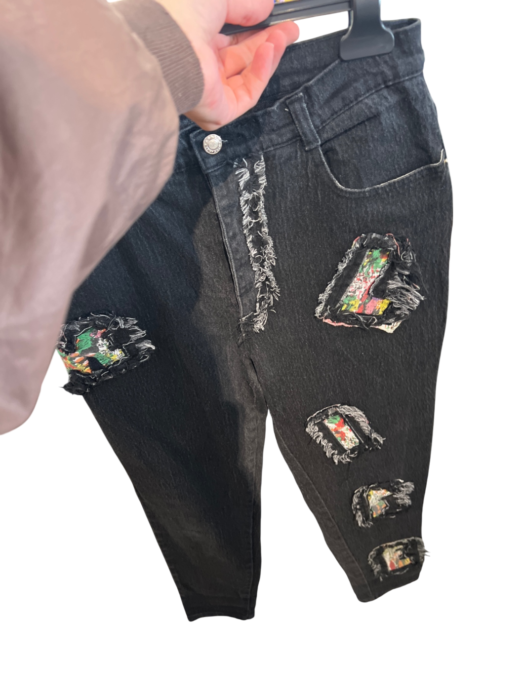 Vintage Jeans Schwarz Gr.: L