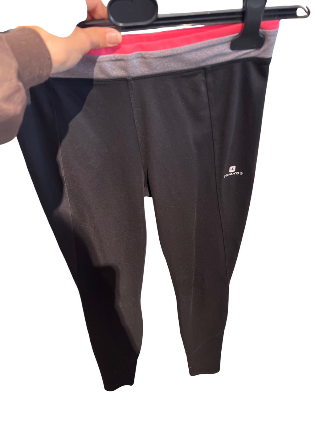 Domyos Sportleggings Schwarz Gr.: M
