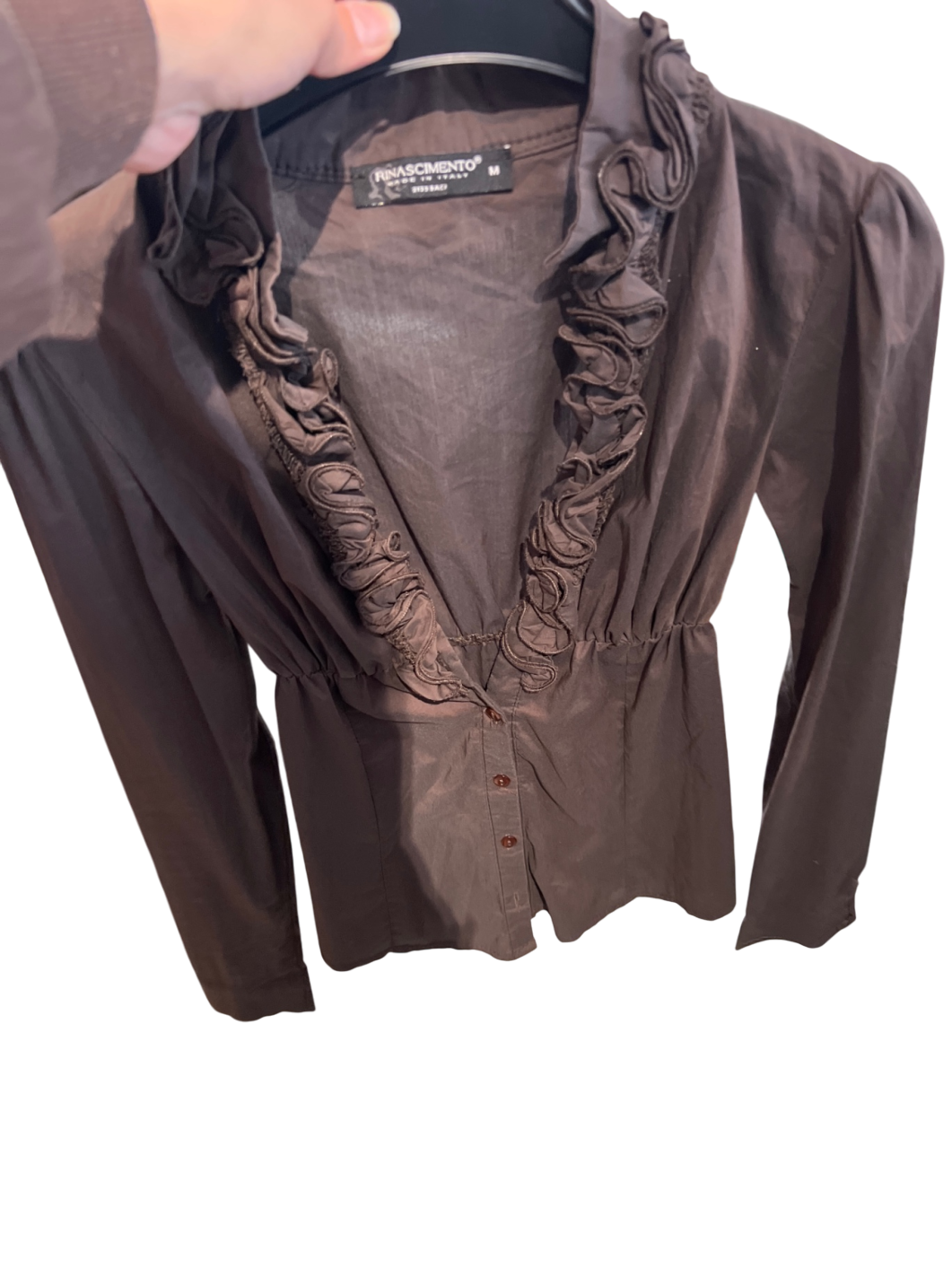 RINASCIMENTO Bluse Braun Gr.: M