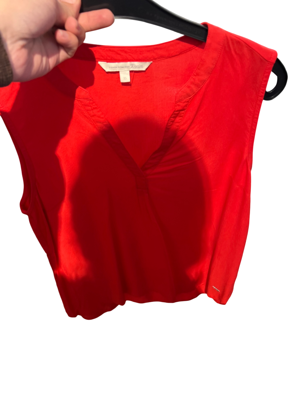 Tom Tailor Bluse Rot Gr.: XS