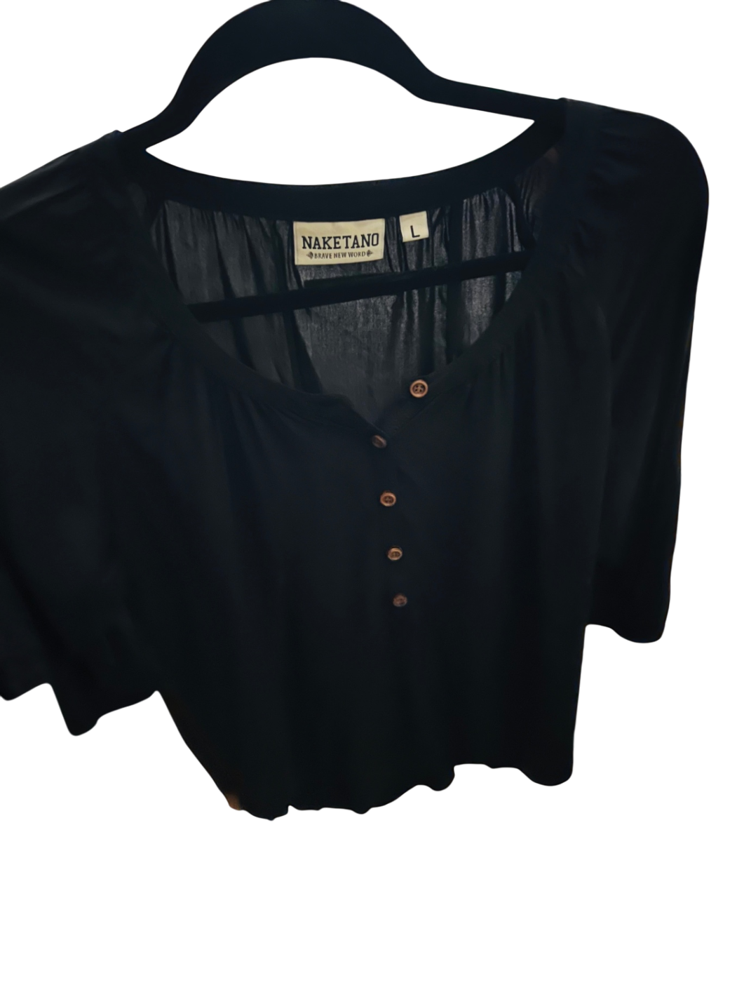 Naketano Bluse schwarz Gr.: L