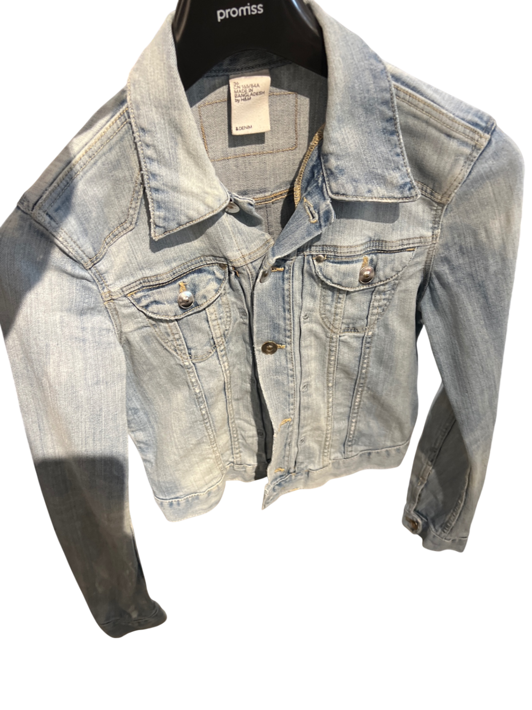 H&M Jacke Hellblau Gr.: S