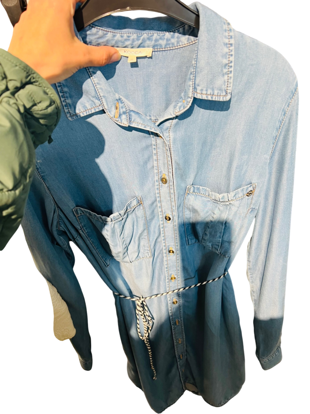 KOCCA Jeanskleid Hellblau Gr.: XL