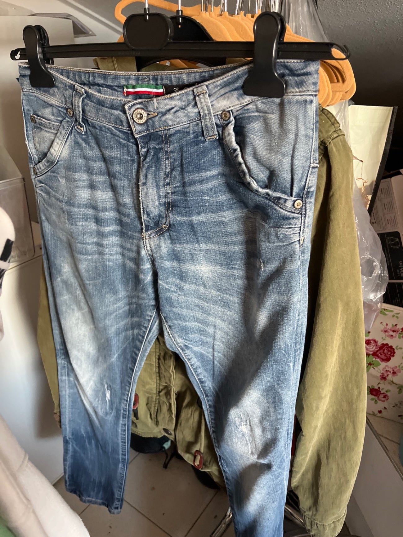 Please Jeans Blau Gr.: S