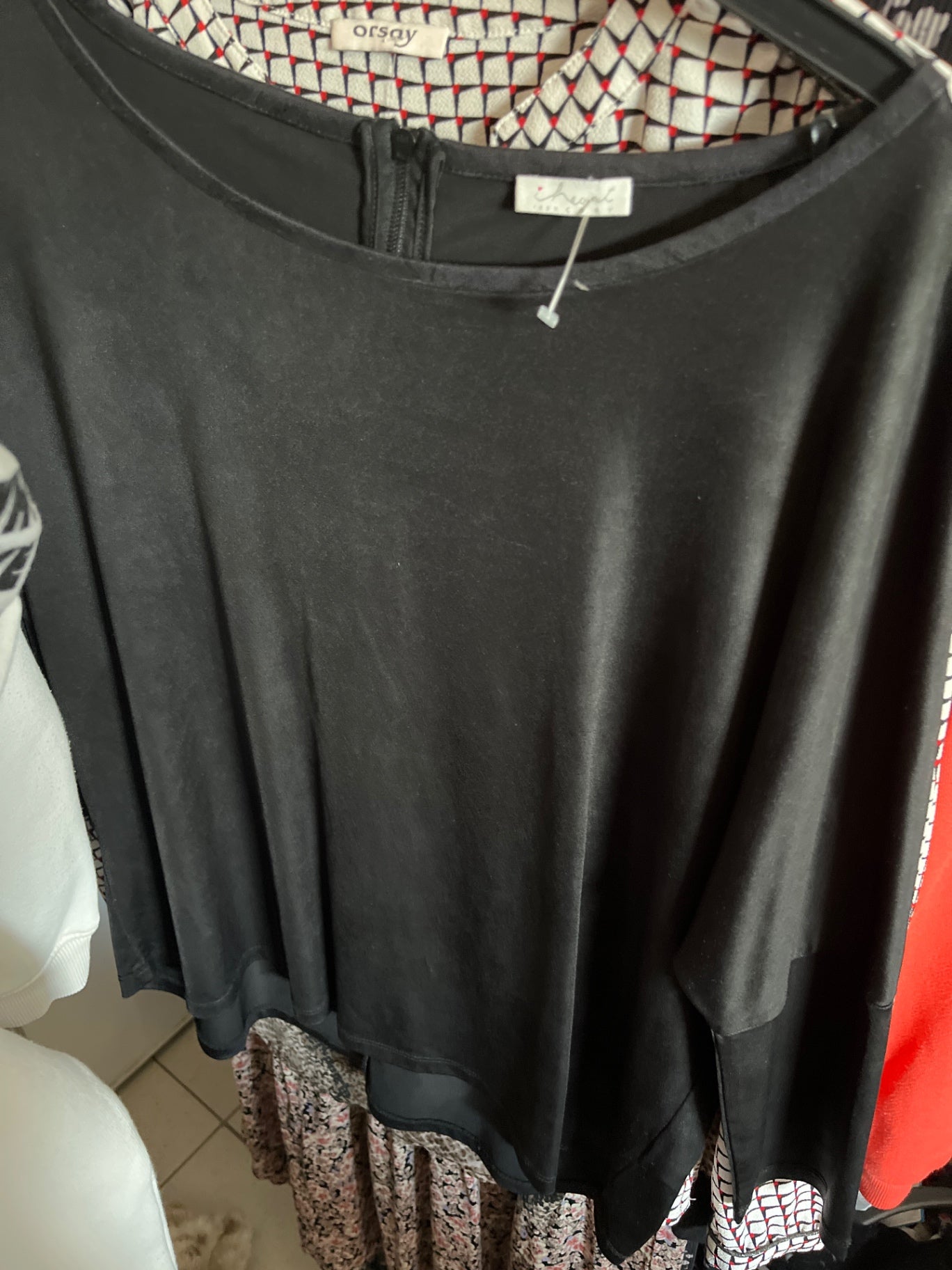 Iheart Shirt Schwarz Glanz Gr40