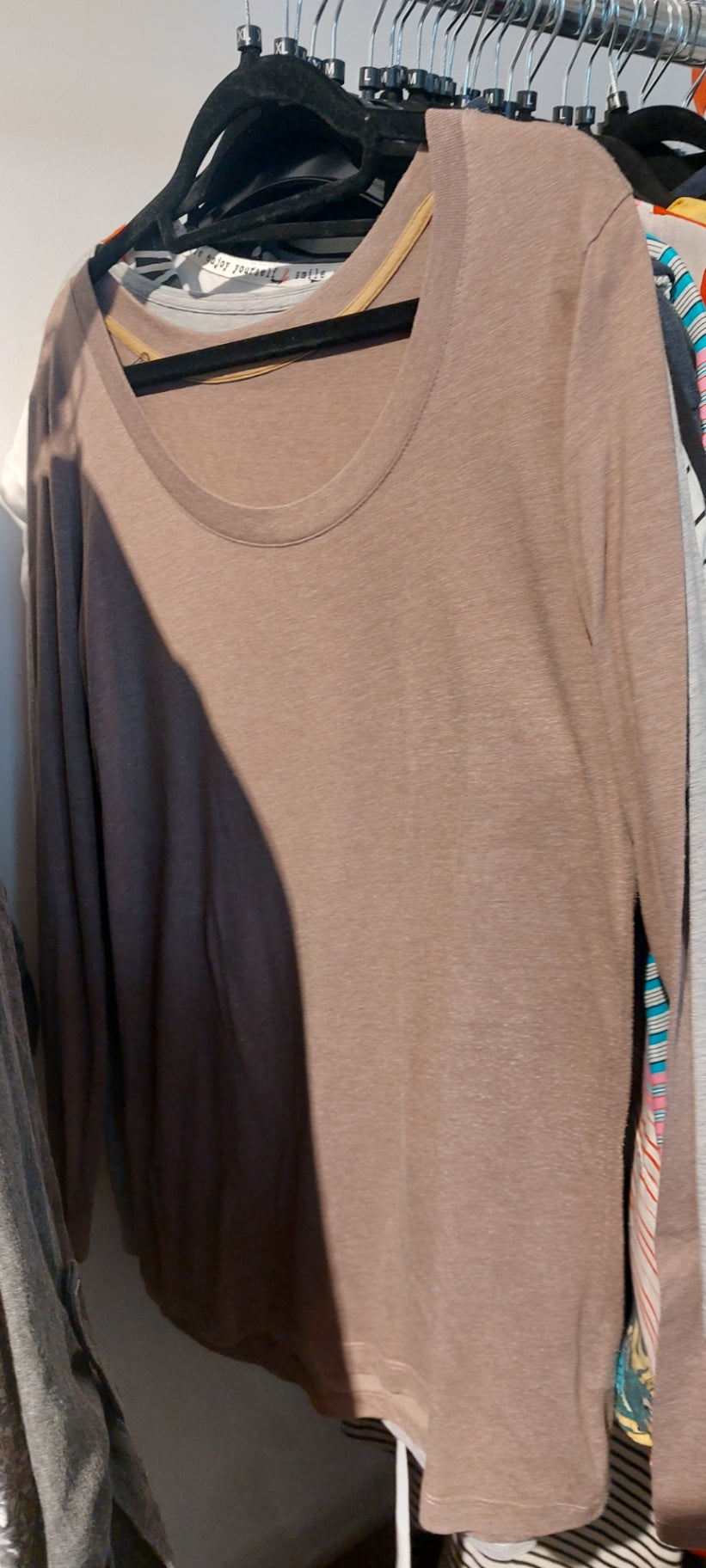 Esprit Langarmshirt Schlamm Gr.: XL