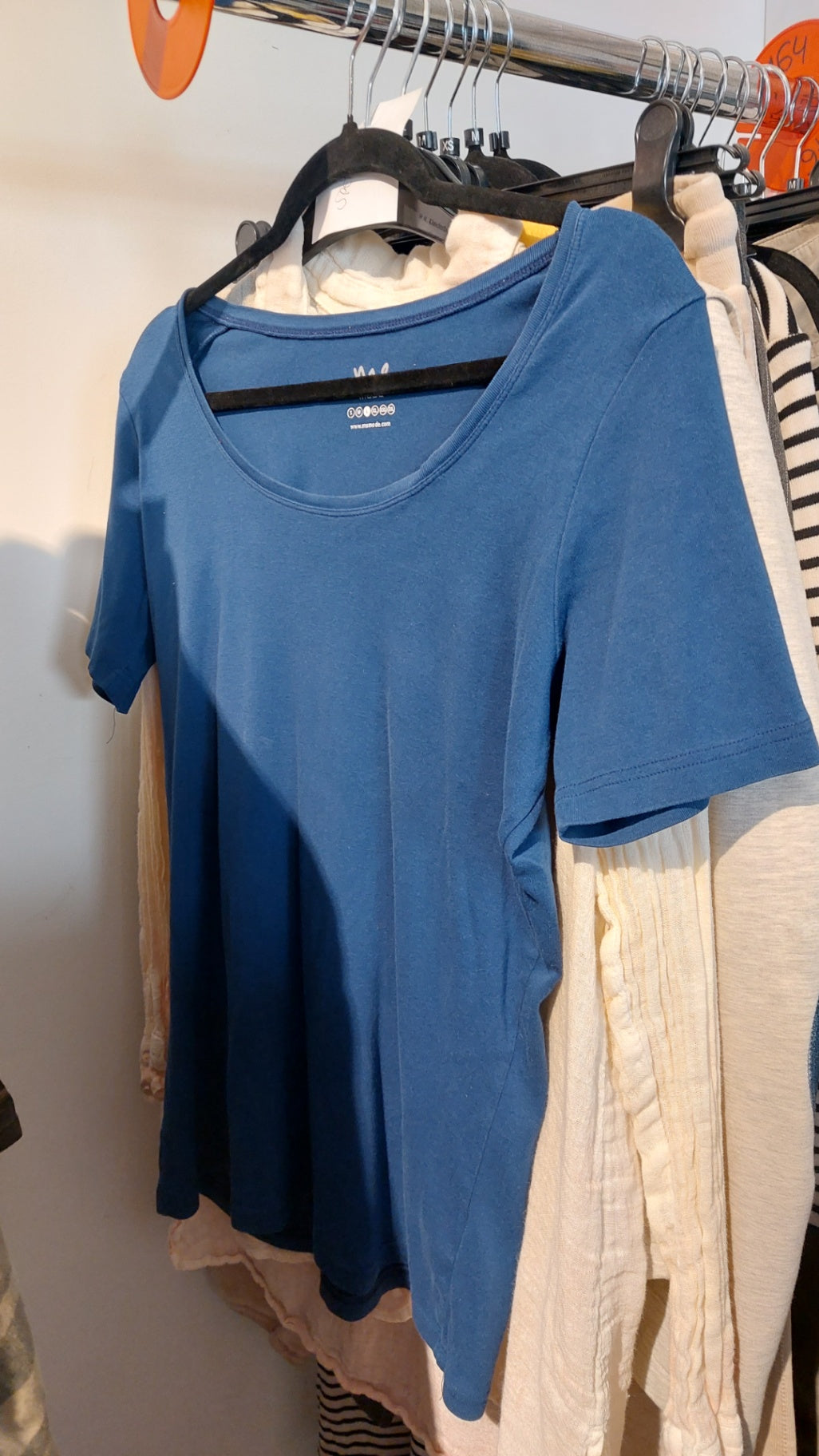 MS Mode T-Shirt Blau B-Ware Gr.: L