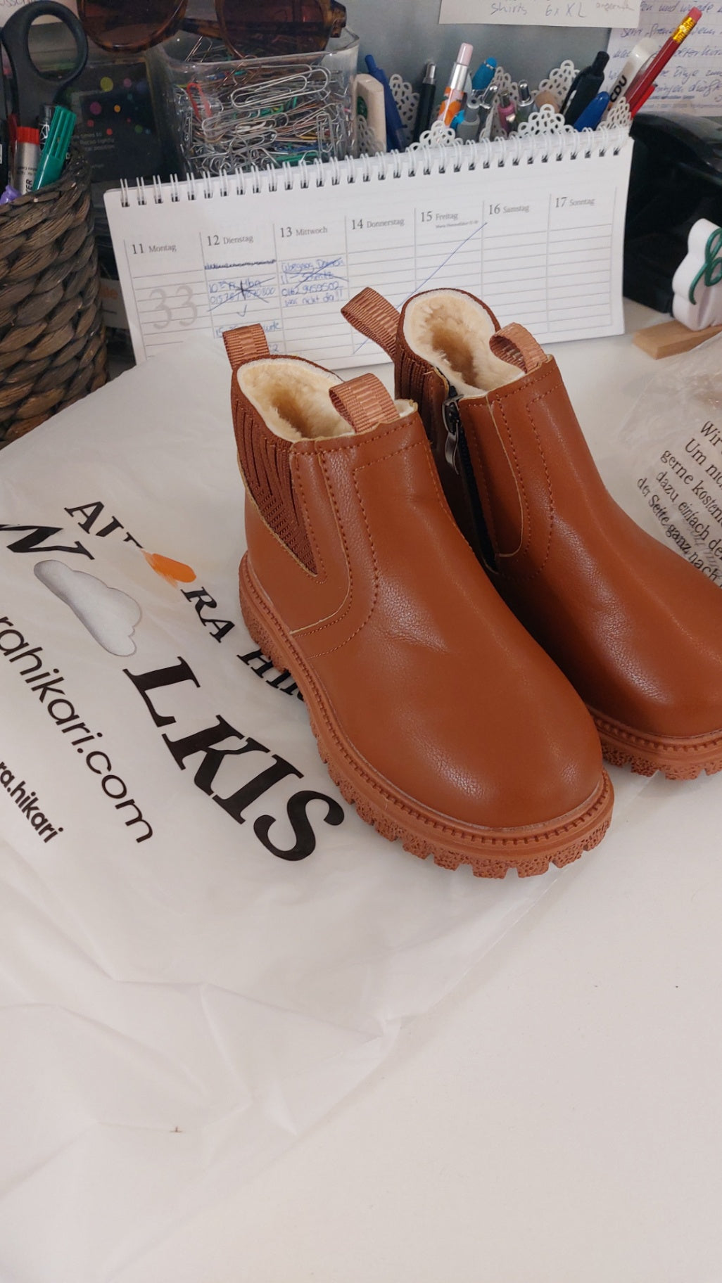 Wolkis Boots NEU Hellbraun NP 35€ Gr.29