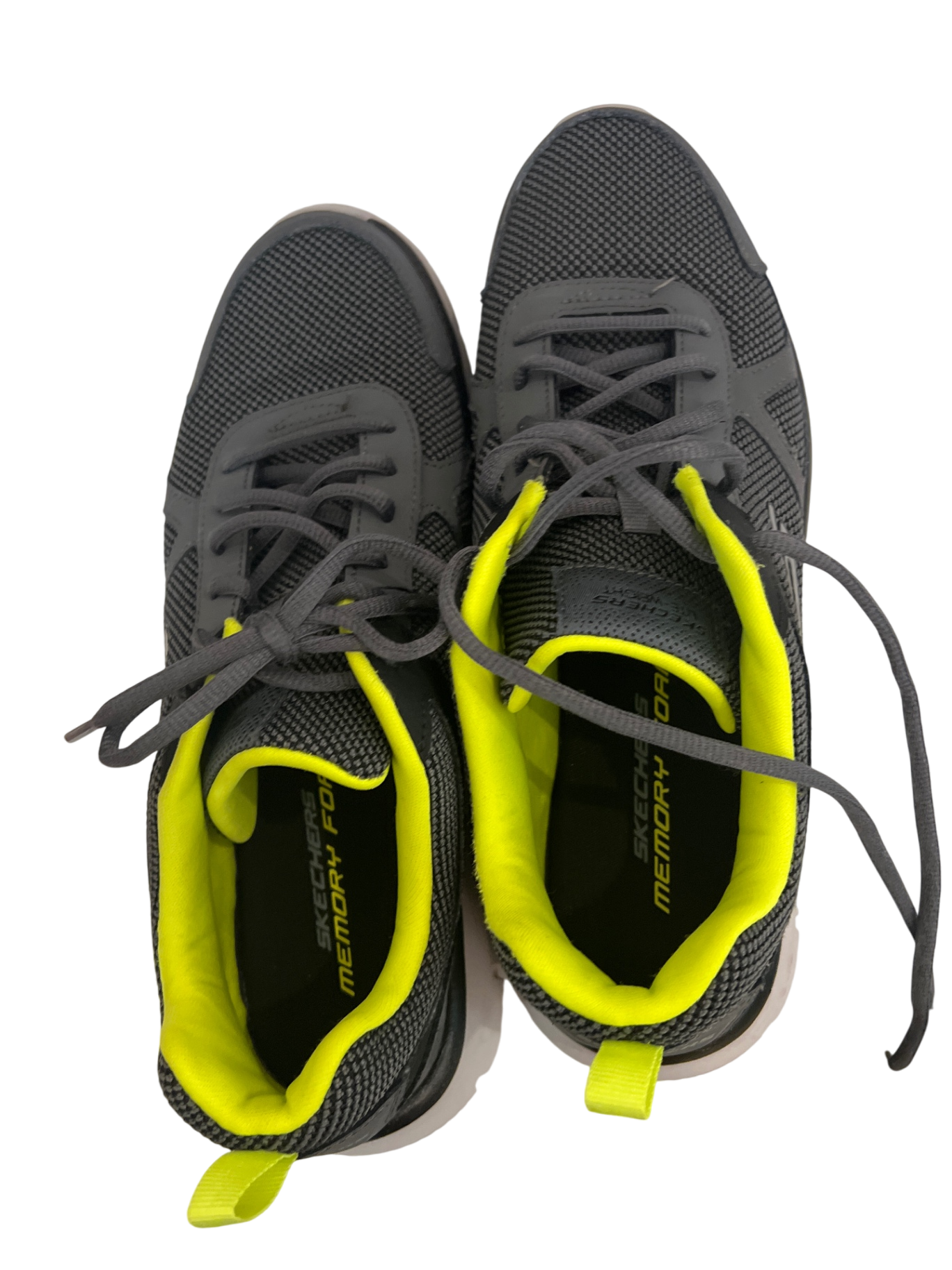 Skechers Schuhe Schwarz und Neon-Gelb Gr.: