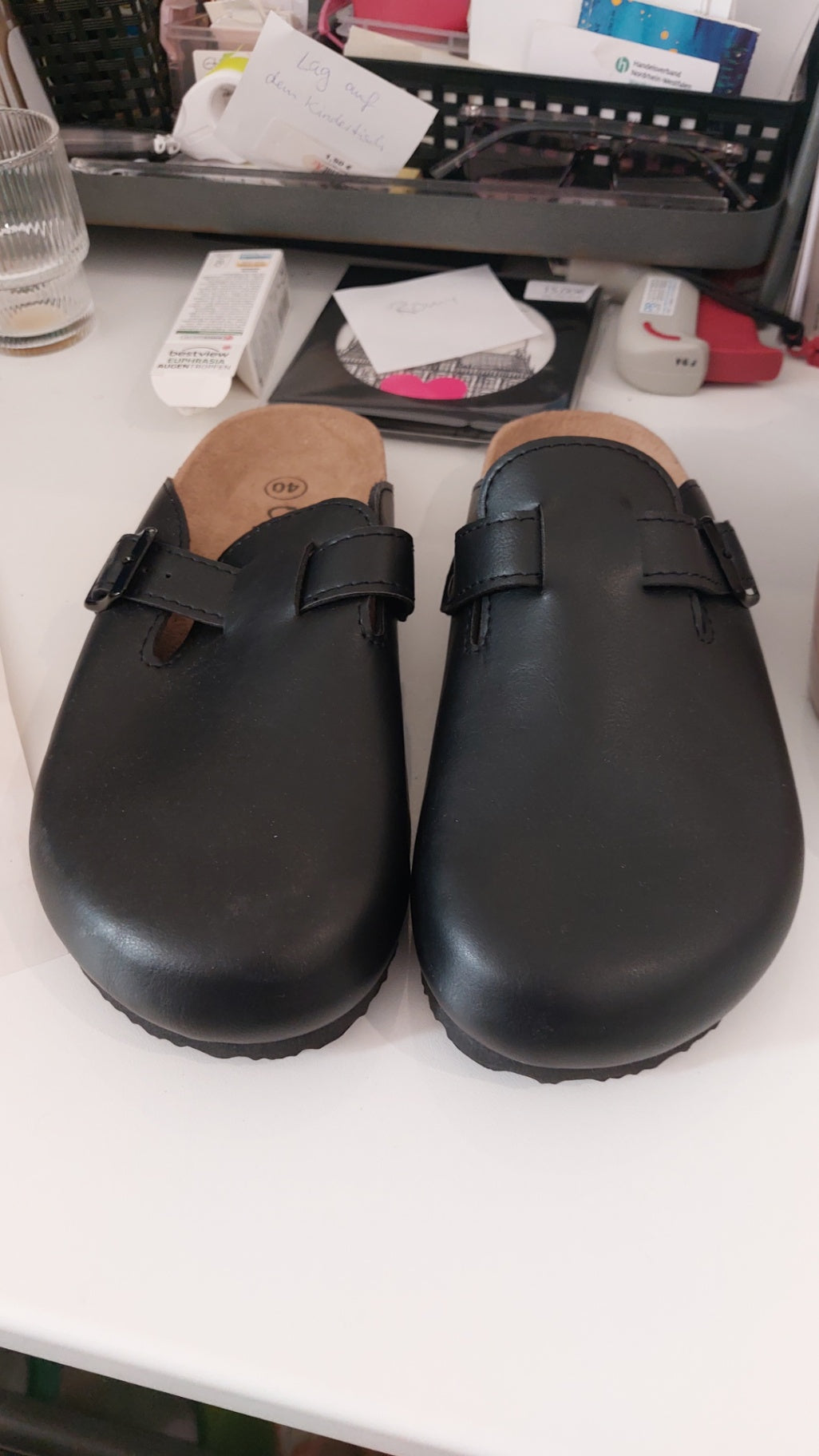 Oyanda Pantoletten Schwarz Gr.: 40