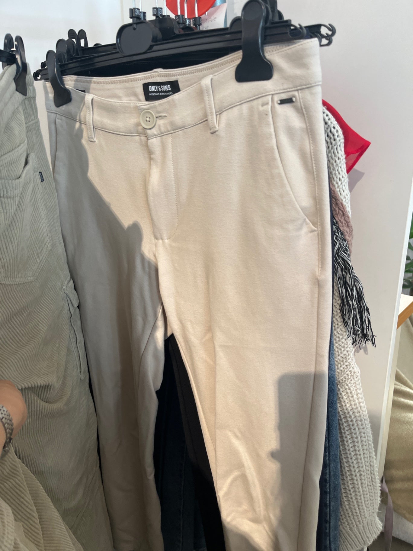 ONLY & SONS Hose Beige Gr.: 30