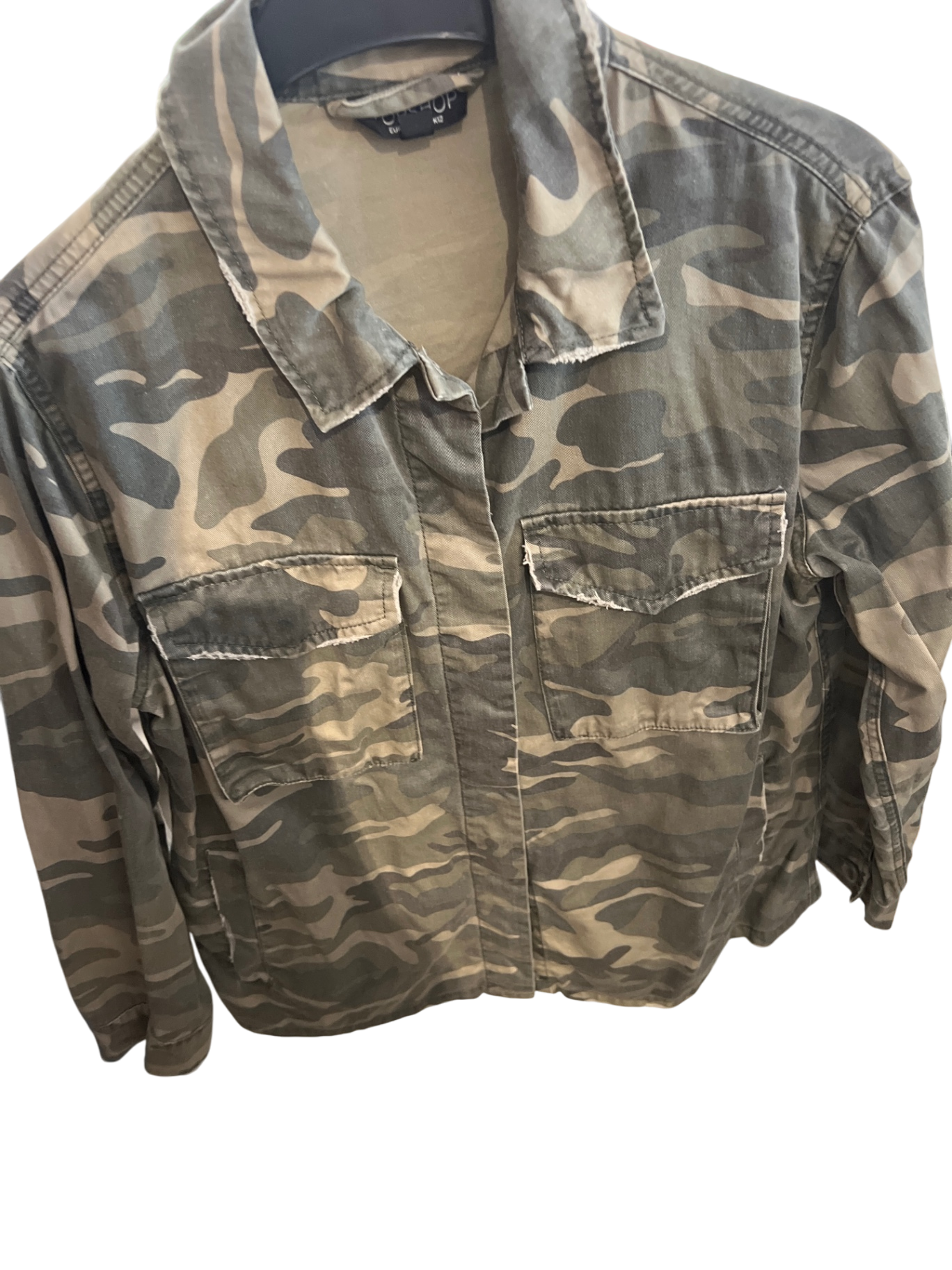 Topshop Jacke Camouflage Gr.: M
