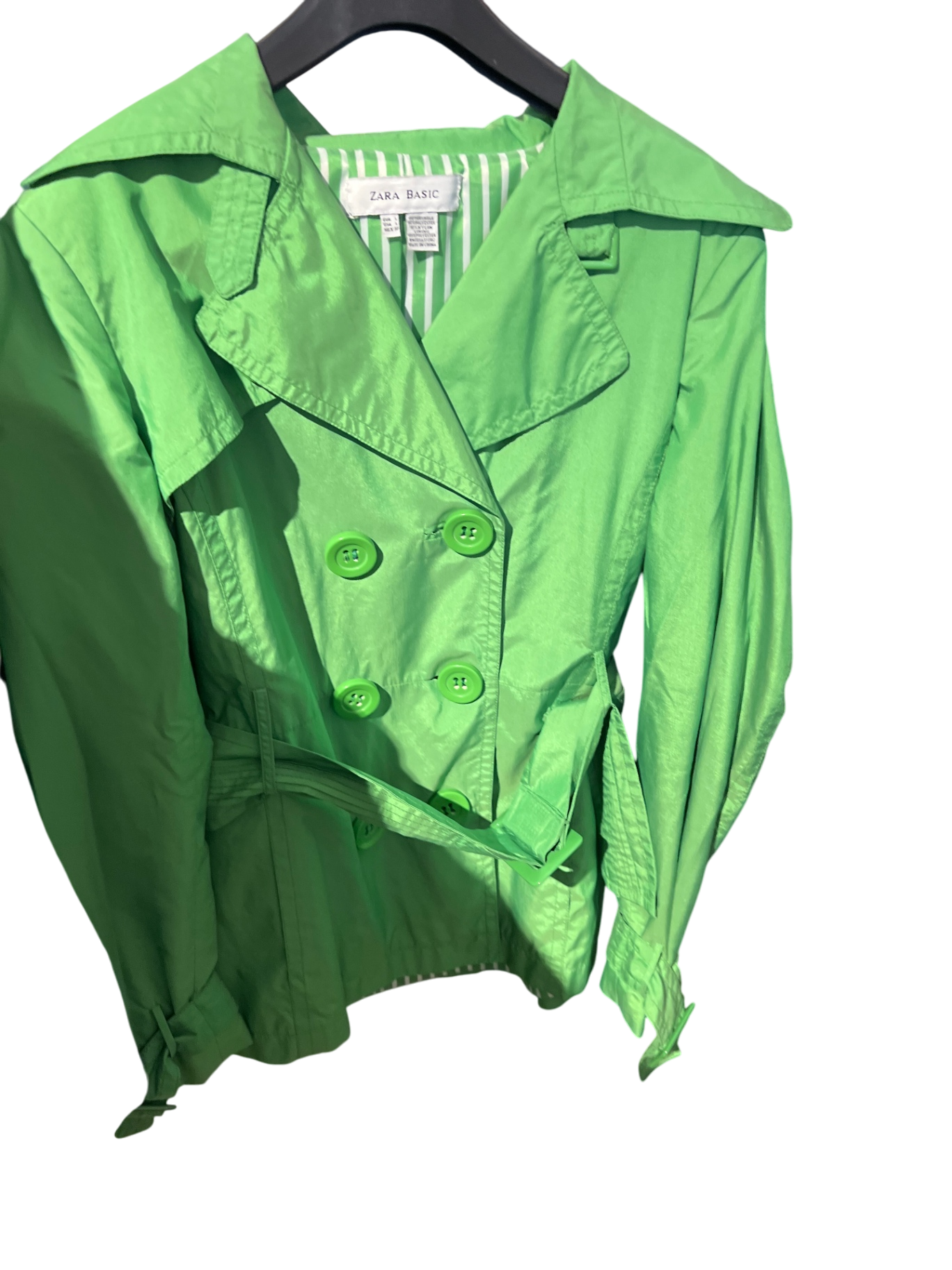 Zara Basic Jacke Grün Gr.: L