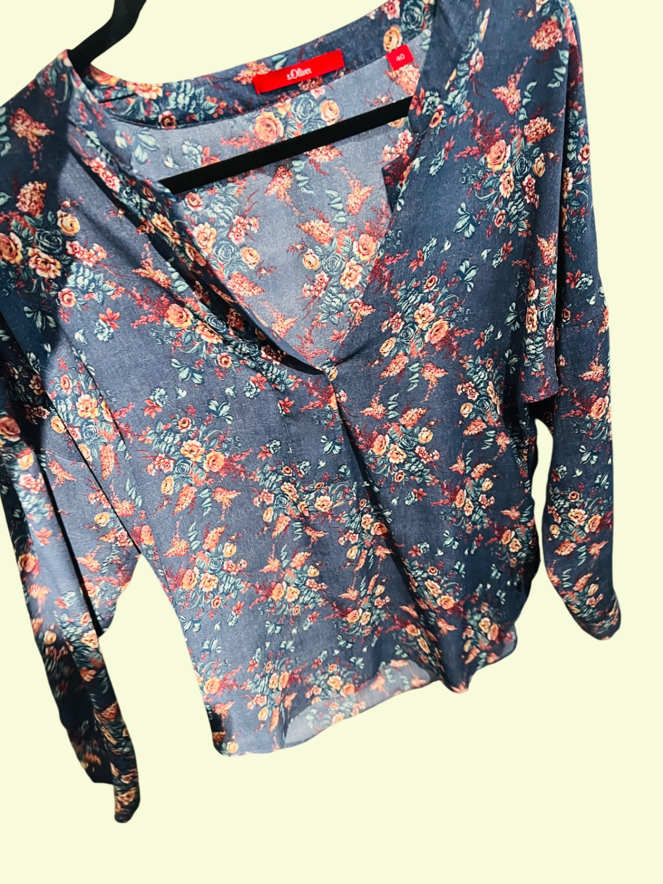 s.Oliver Bluse Blau Gr.: 40